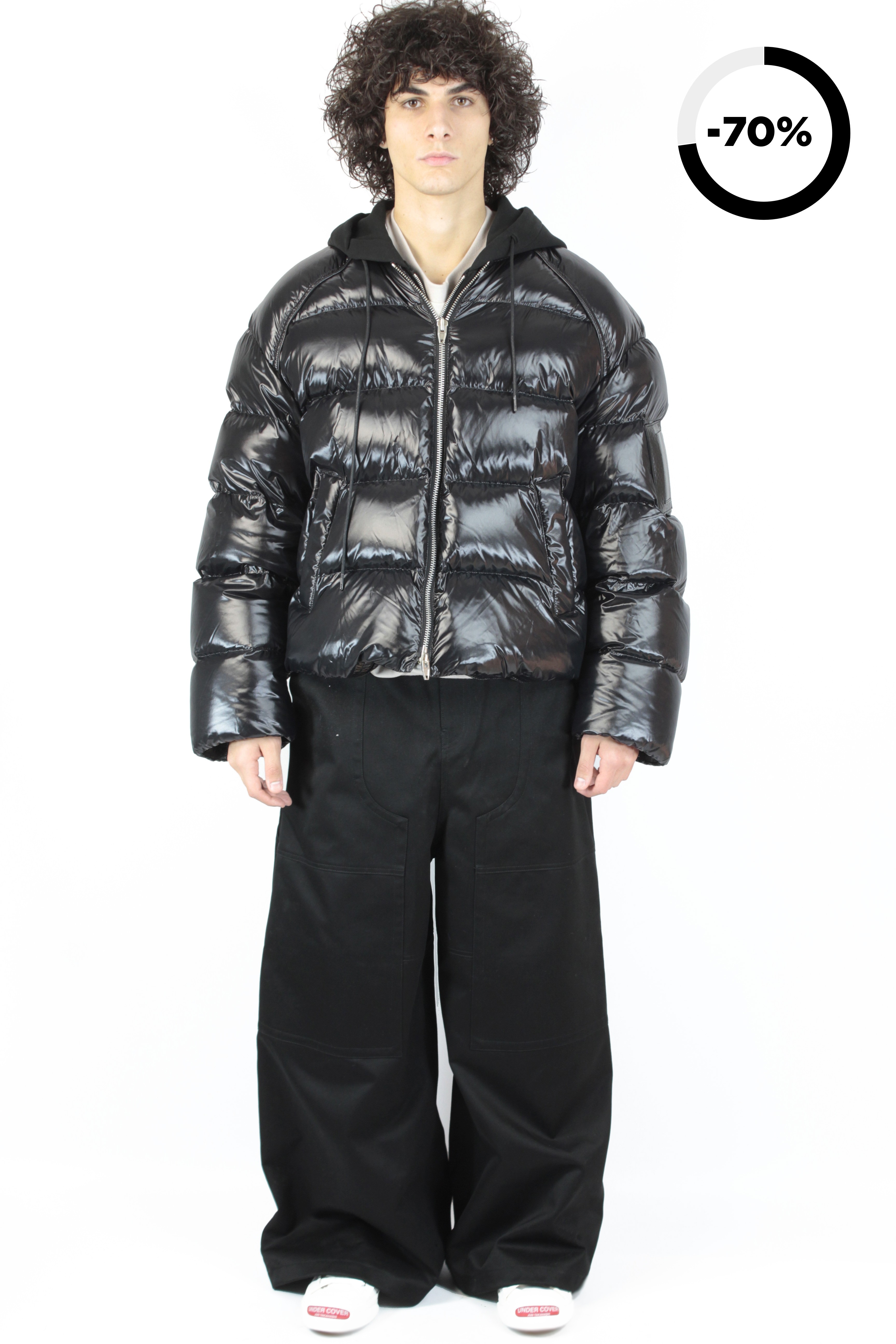 Juun. J Abrigos Impermeables Down Hoodie M Jumper