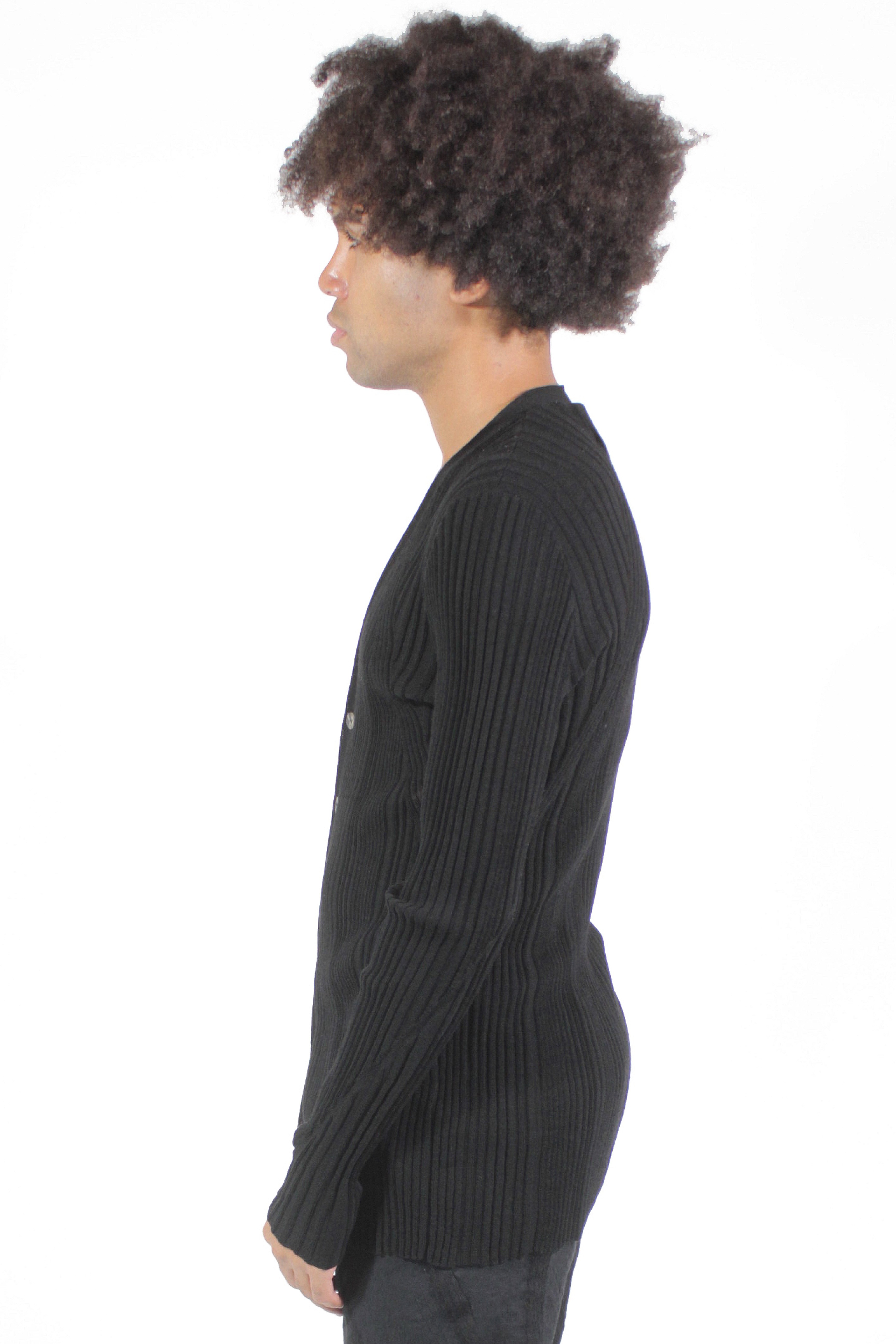ISSEY FUJITA Vestes Tricotées Knitted Rib Cardigan