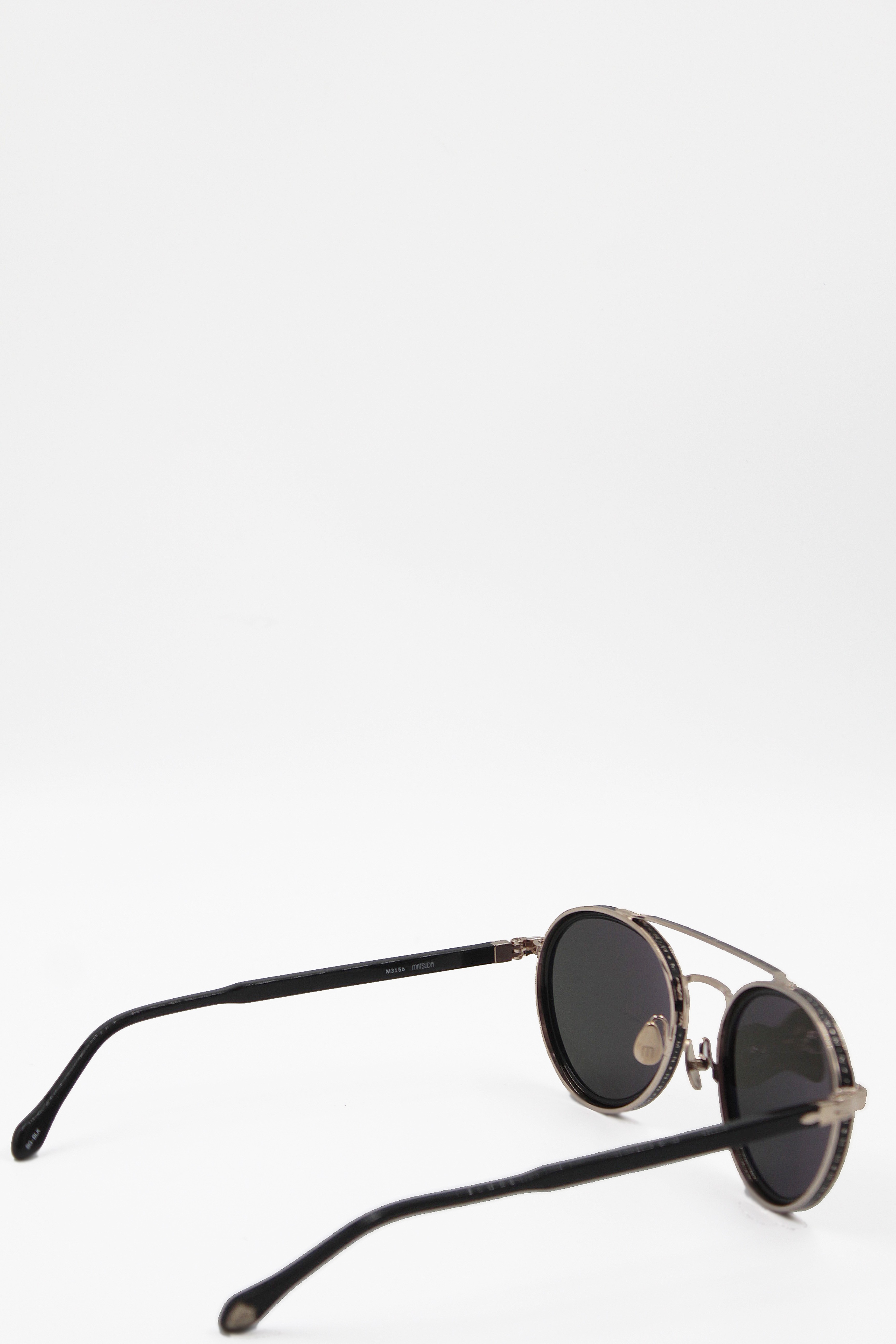 Matsuda Eyewear Sunglasses Almost Aviator Sunglasses