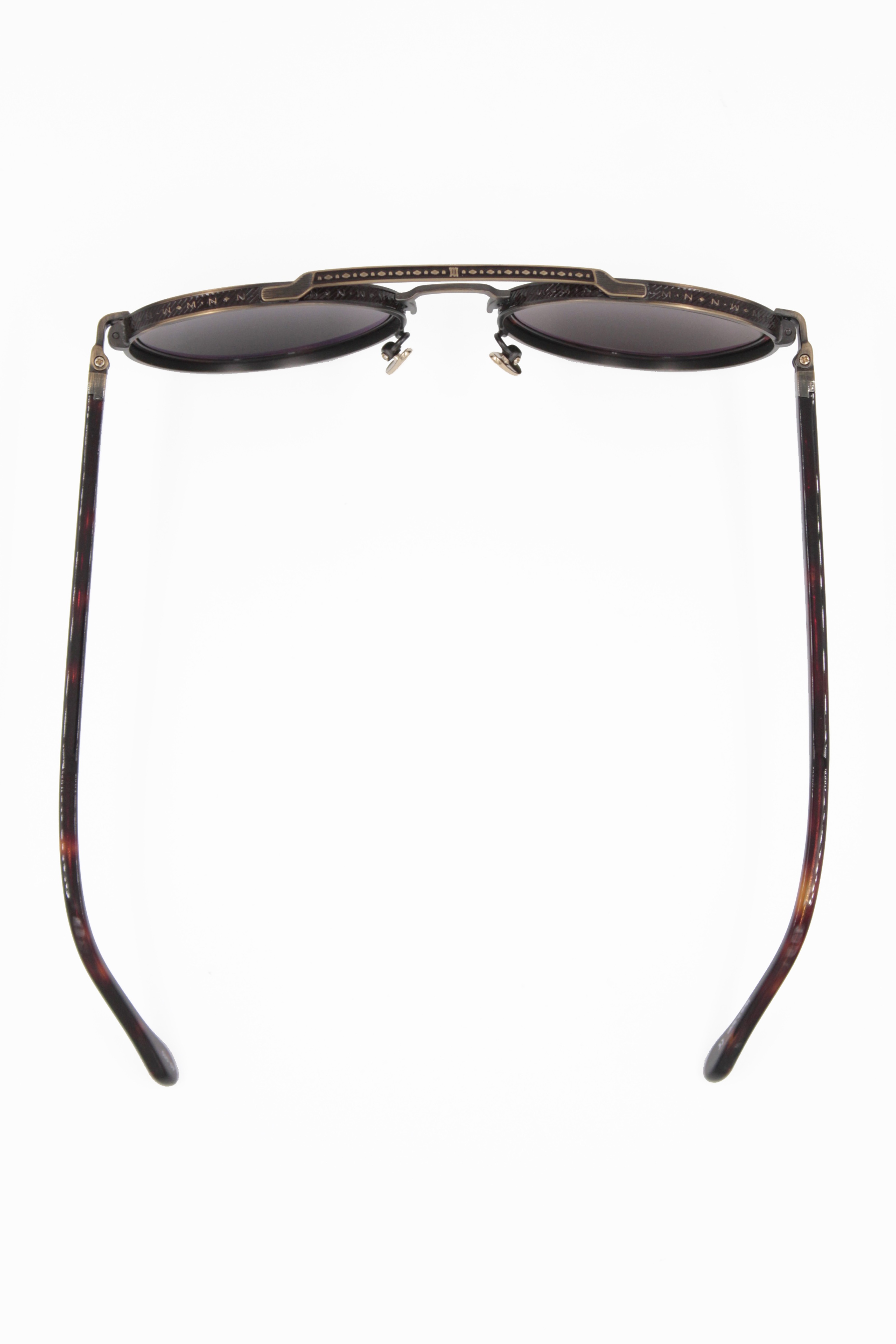 Matsuda Eyewear Sunglasses Almost B Aviator Sunglasses