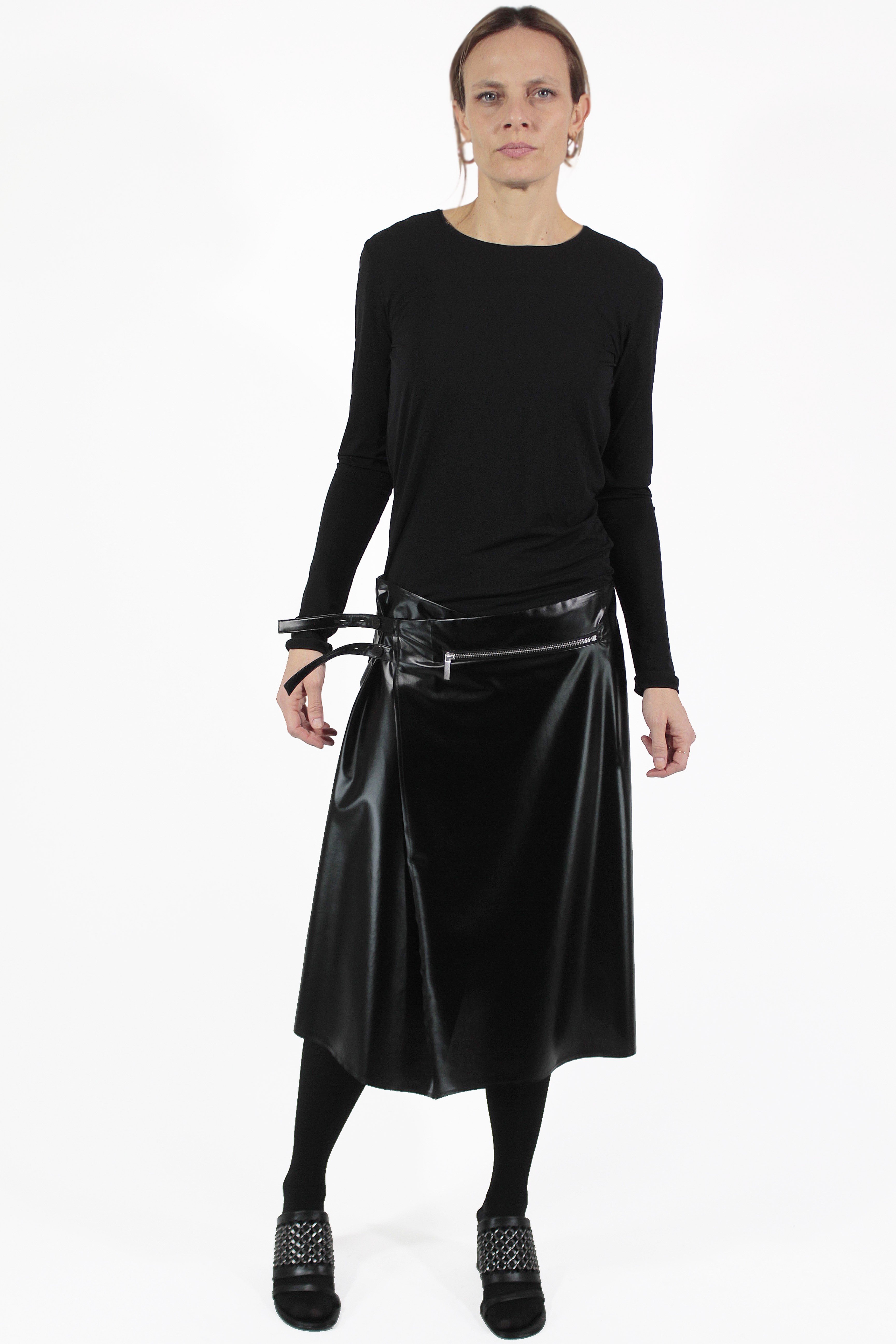Sapio Donna Coated Gauze Skirt