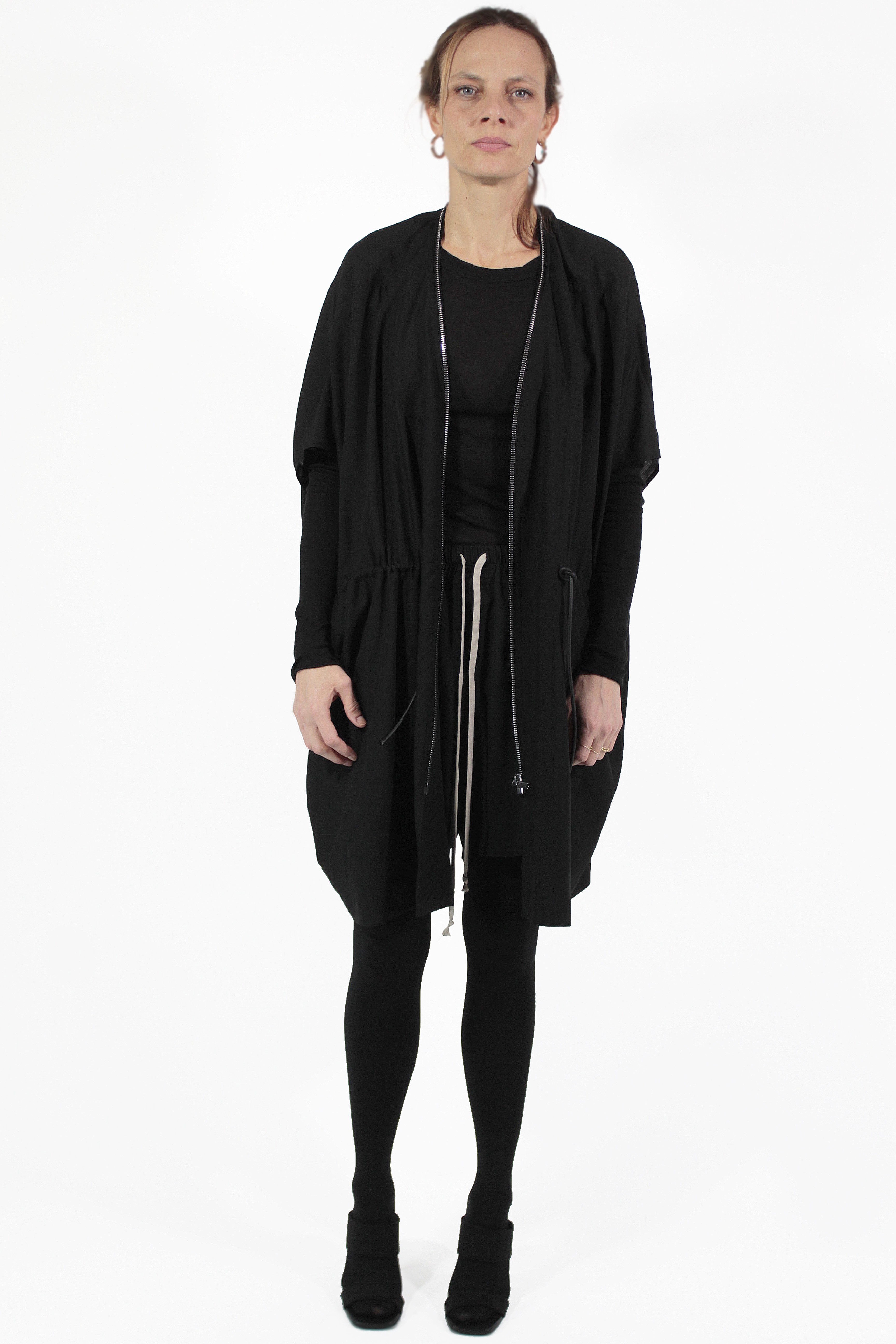 Rick Owens MANTEAUX Sail Long Coat
