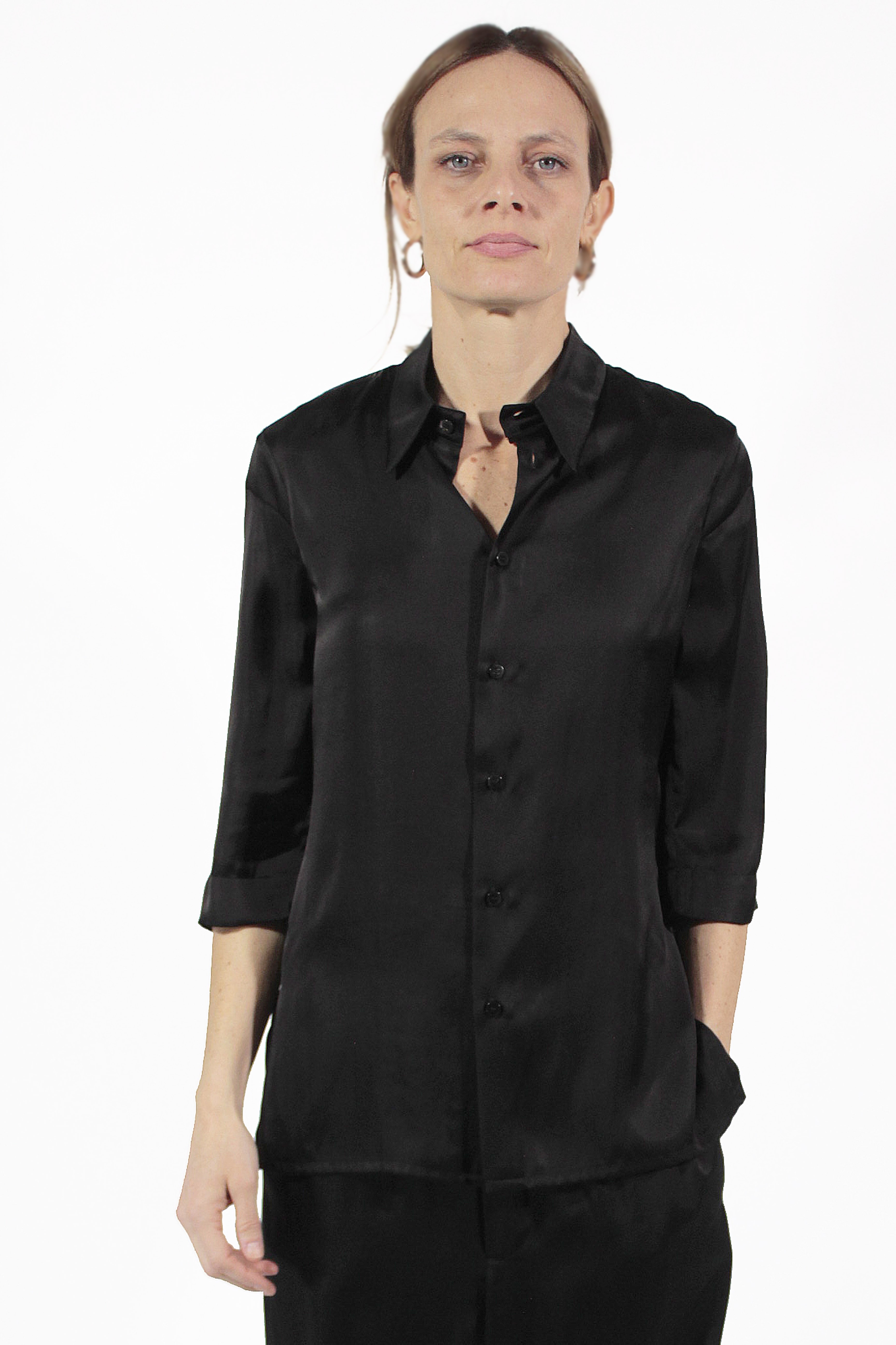 Sapio 셔츠 3/4 Short Shirt