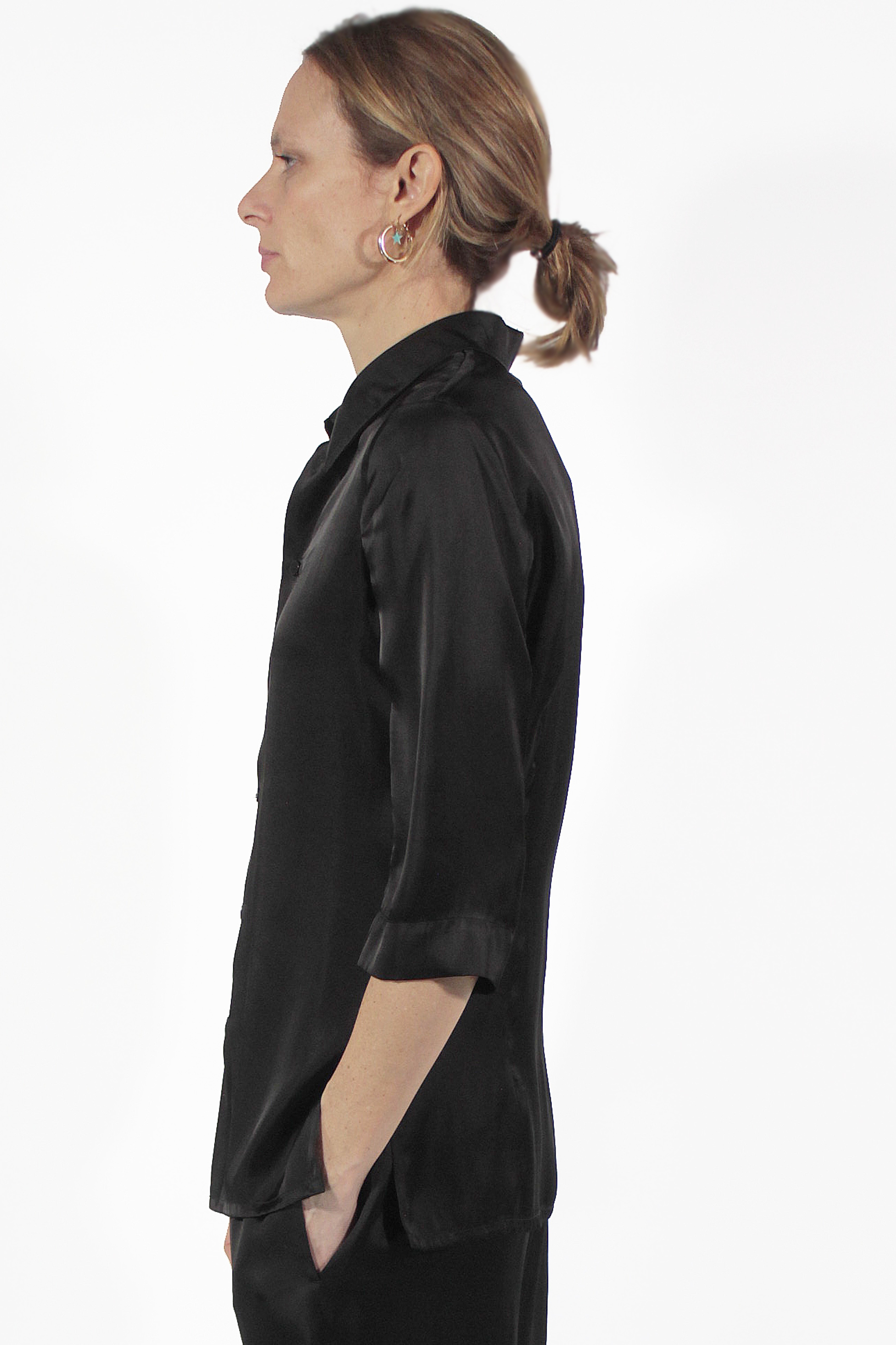 Sapio 셔츠 3/4 Short Shirt