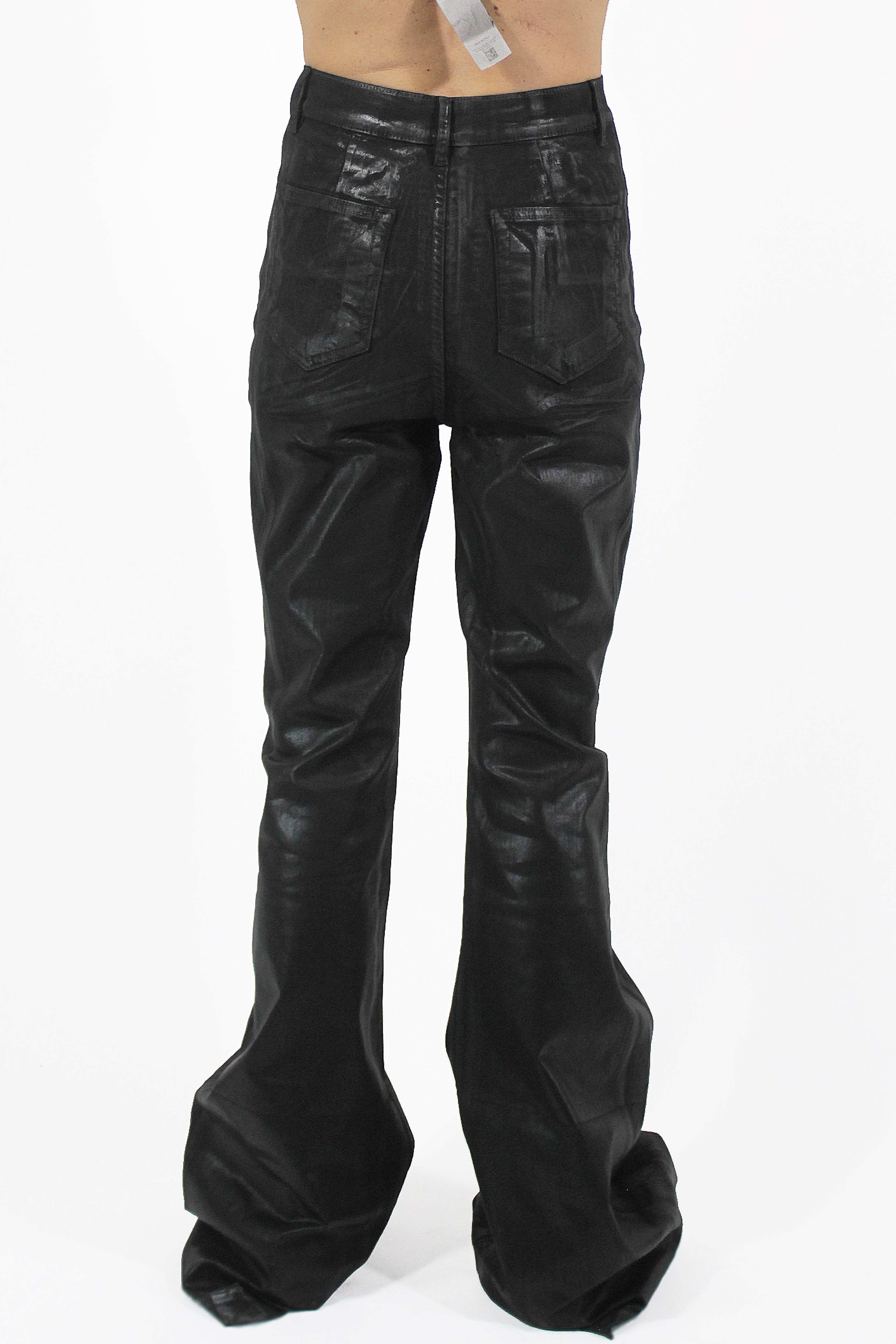 Rick Owens PANTALONI Bolan Coated Bootcut