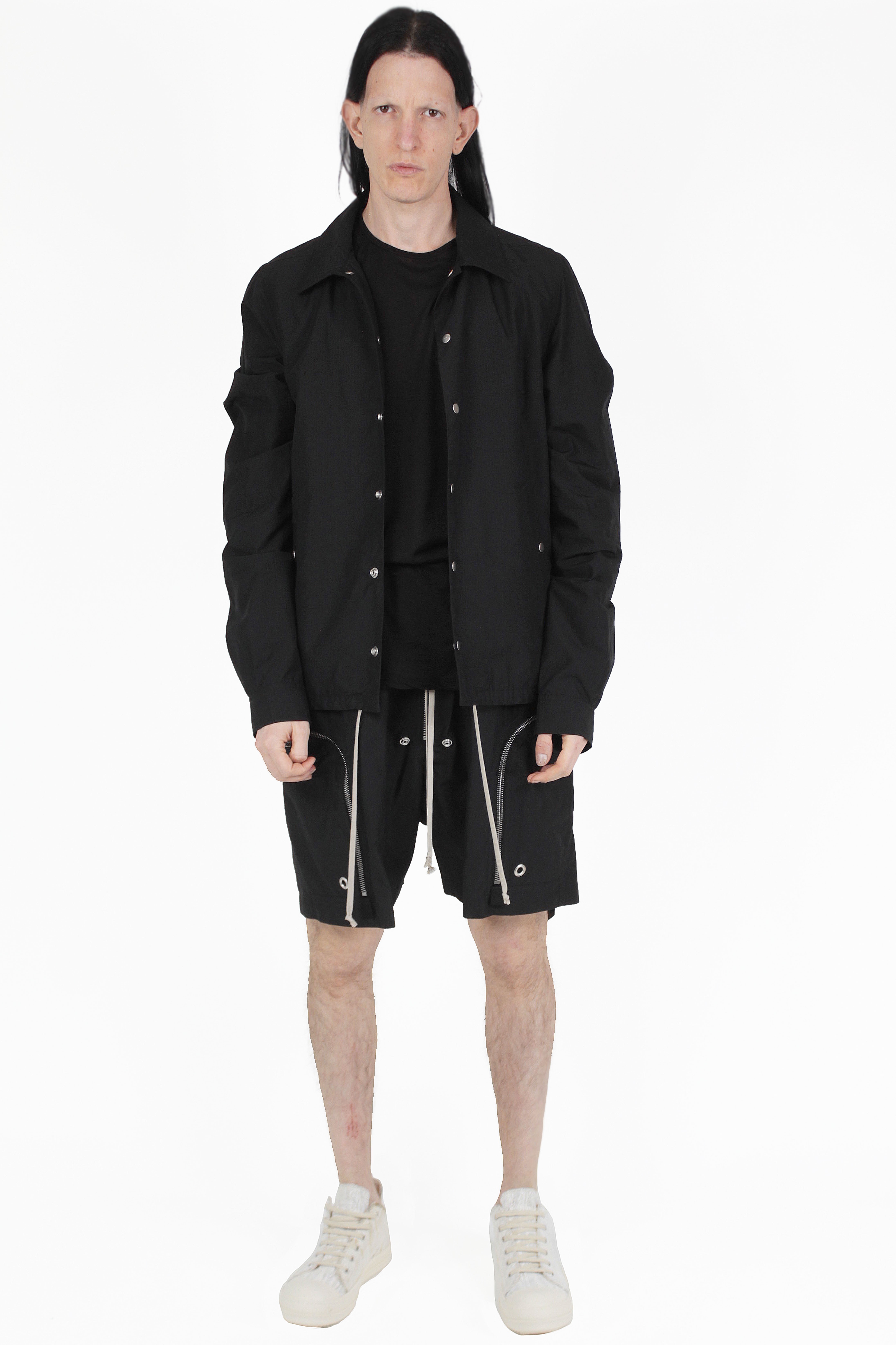 Rick Owens Pantalones Snapfront Jacket Shirt