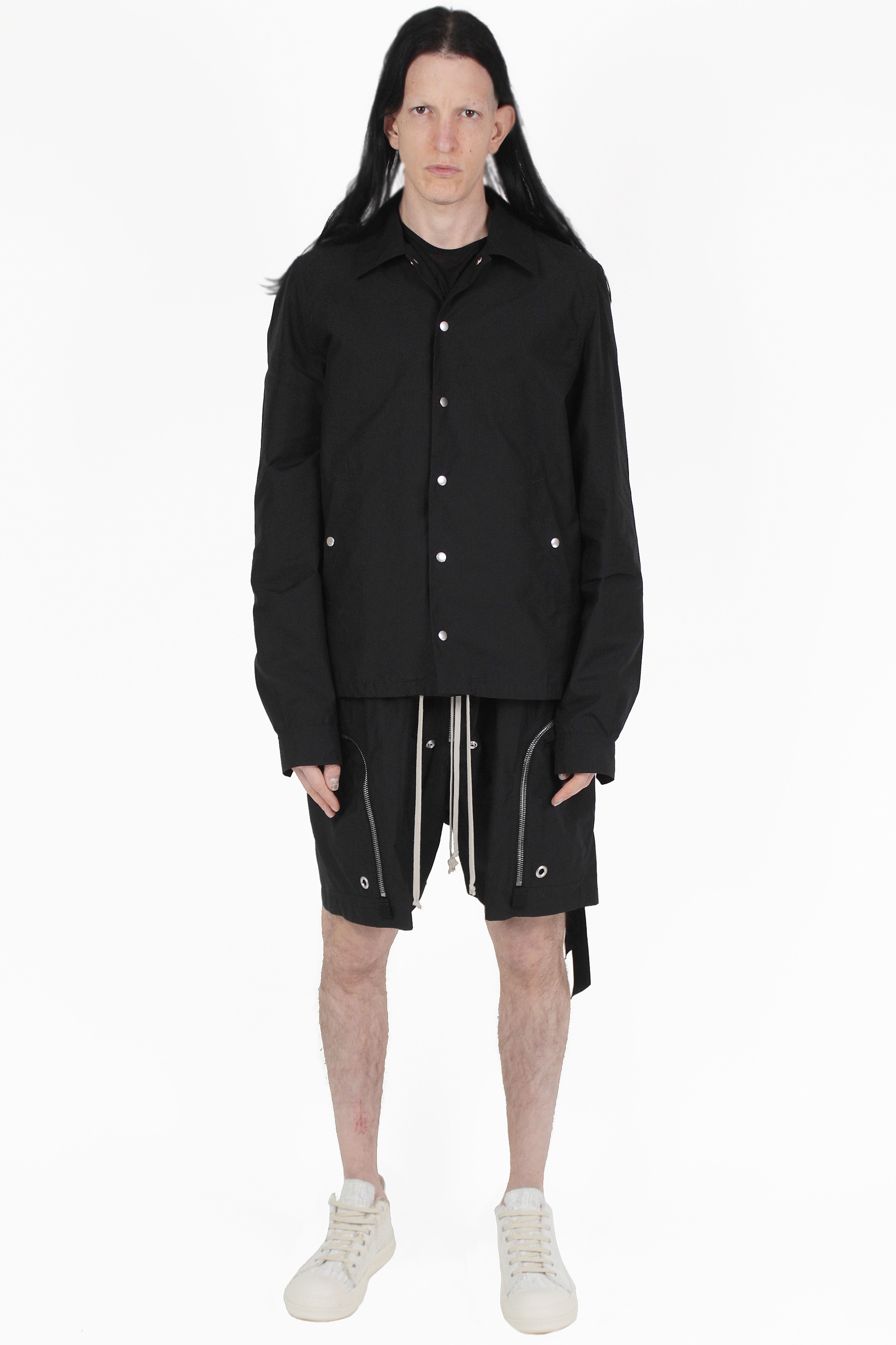Rick Owens 바지 Snapfront Jacket Shirt