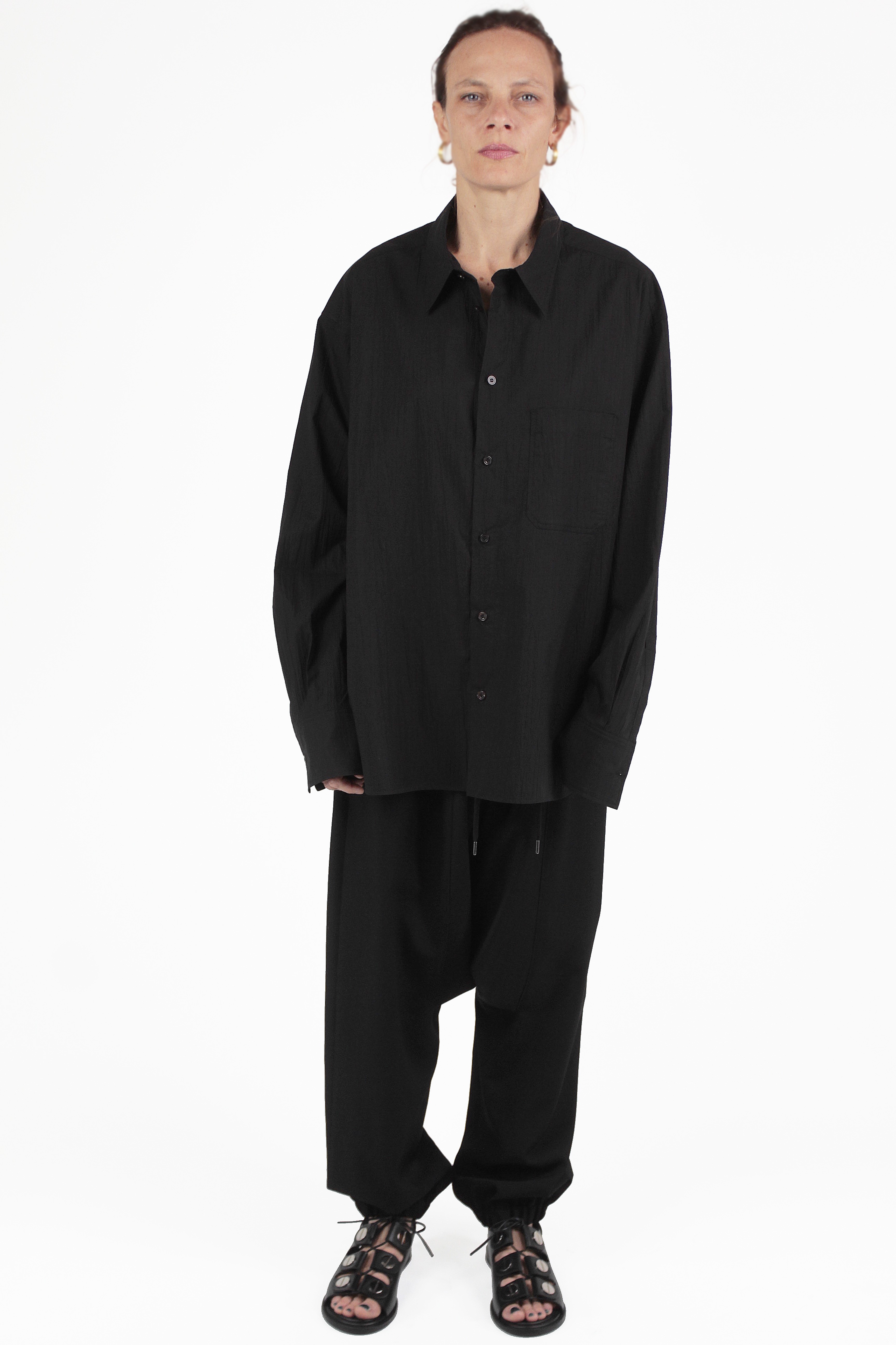 Yohji Yamamoto 衬衫 Crumpled BN-shirt