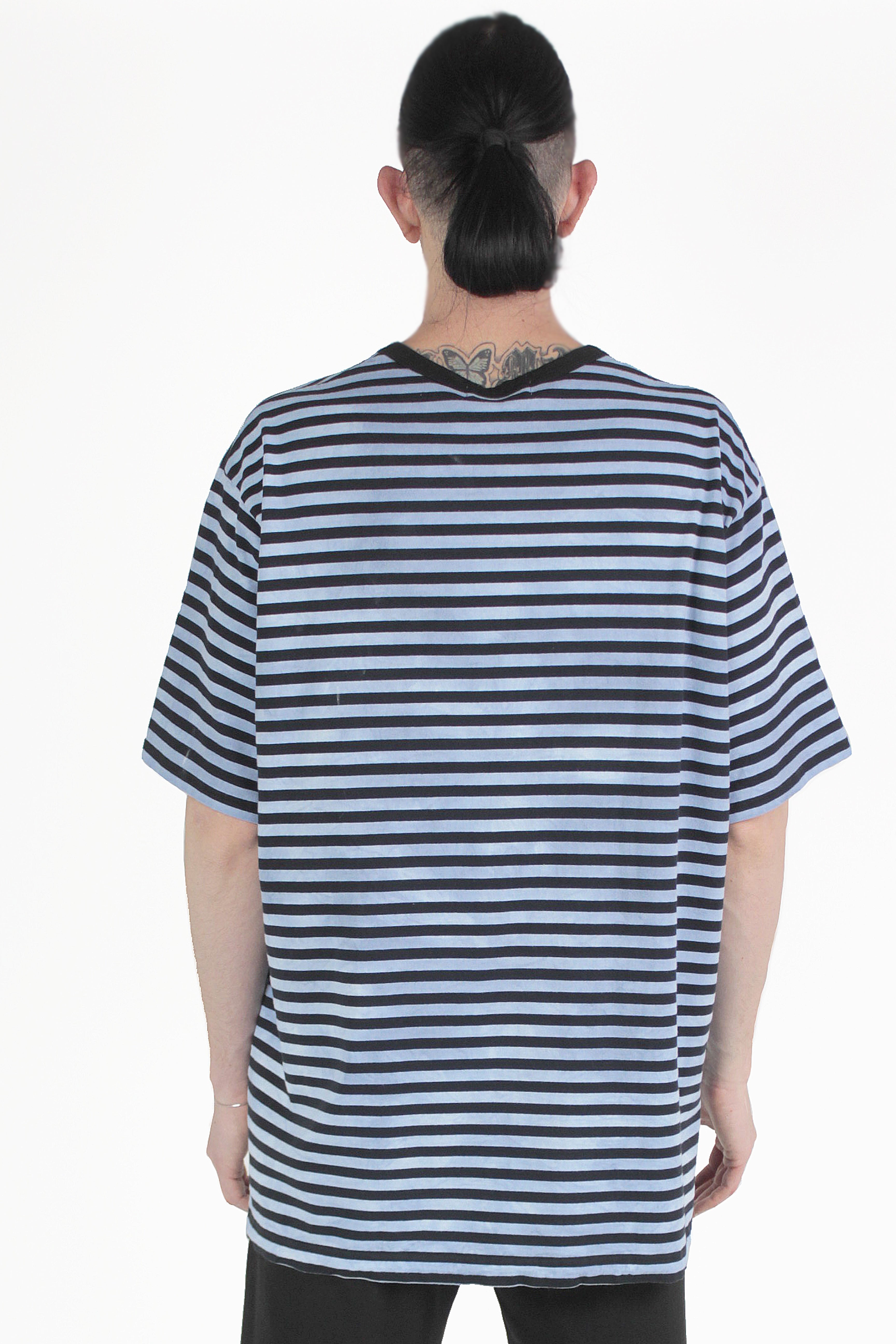 Yohji Yamamoto 티셔츠 Rn Stripe T-Shirt