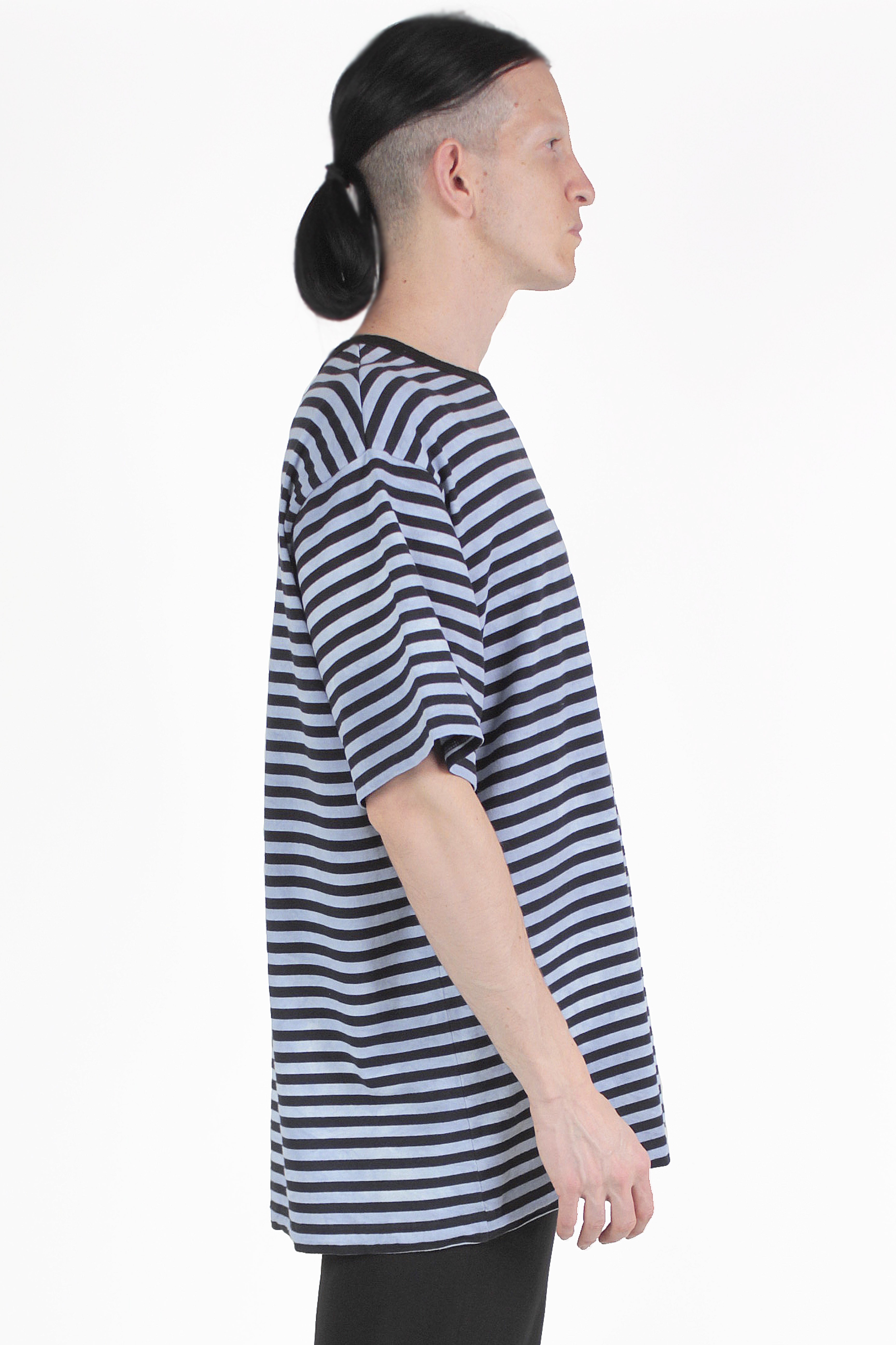 Yohji Yamamoto 티셔츠 Rn Stripe T-Shirt