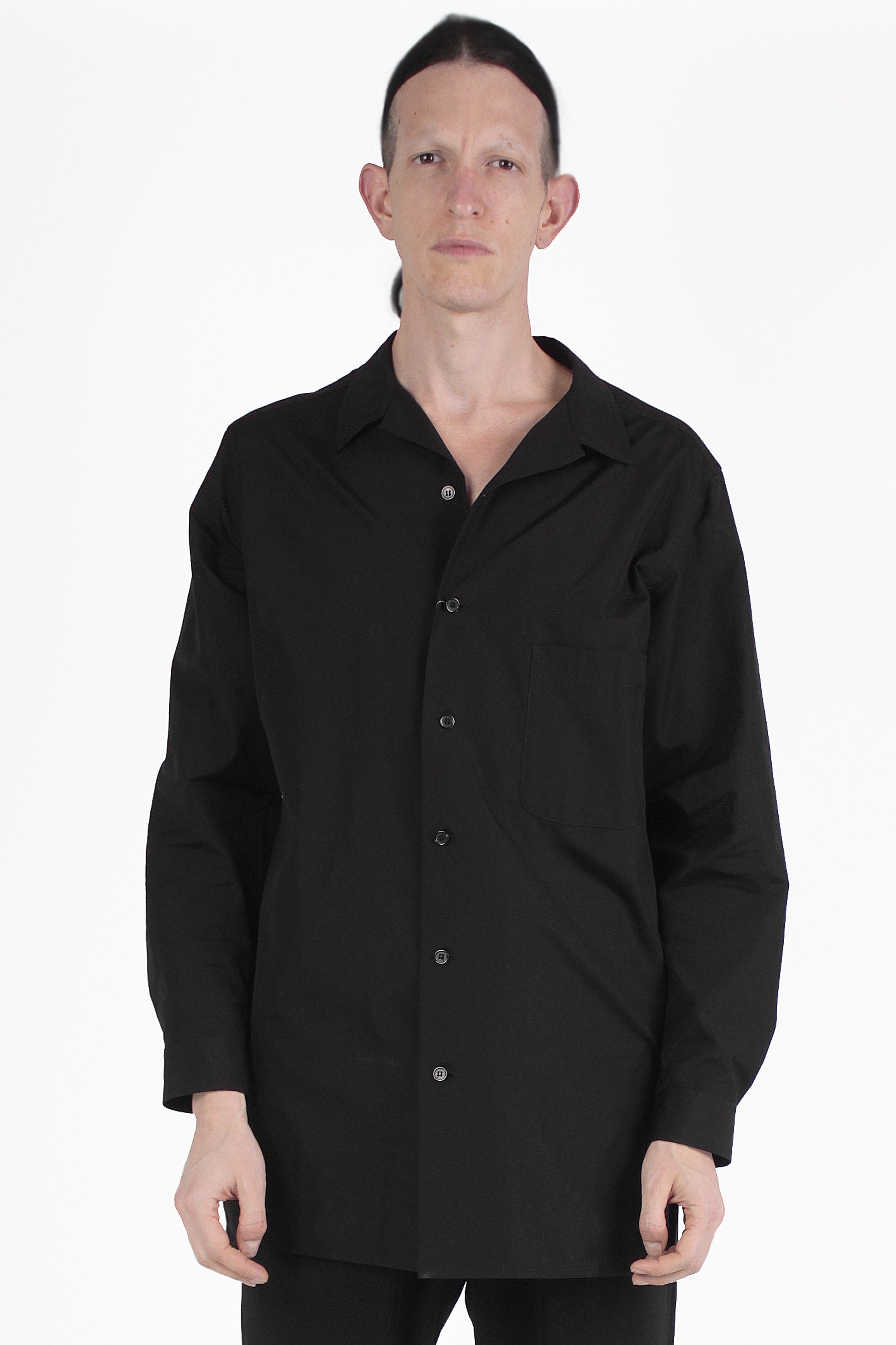 Yohji Yamamoto Chemises Open Collar Shirt