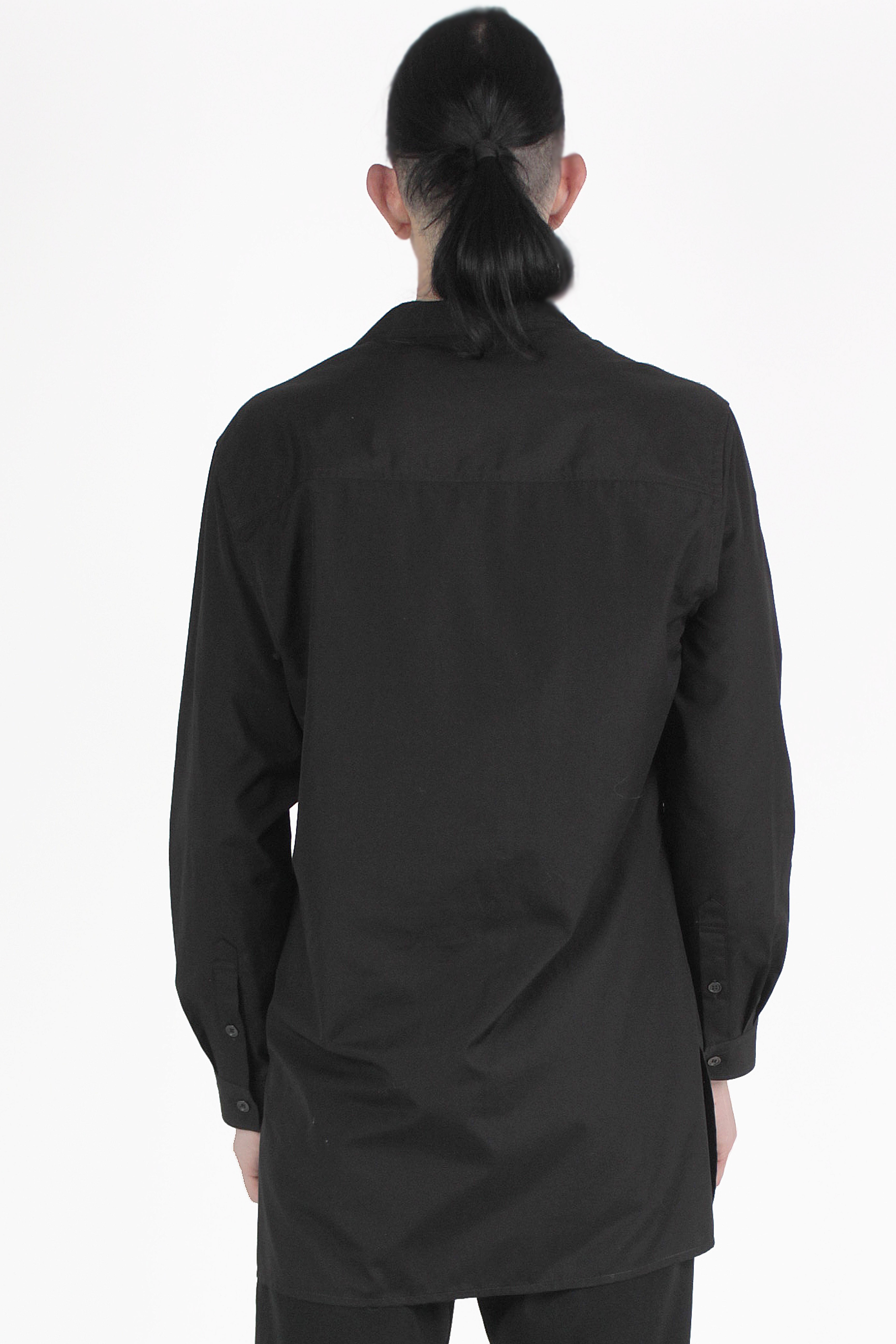 Yohji Yamamoto 衬衫 Open Collar Shirt
