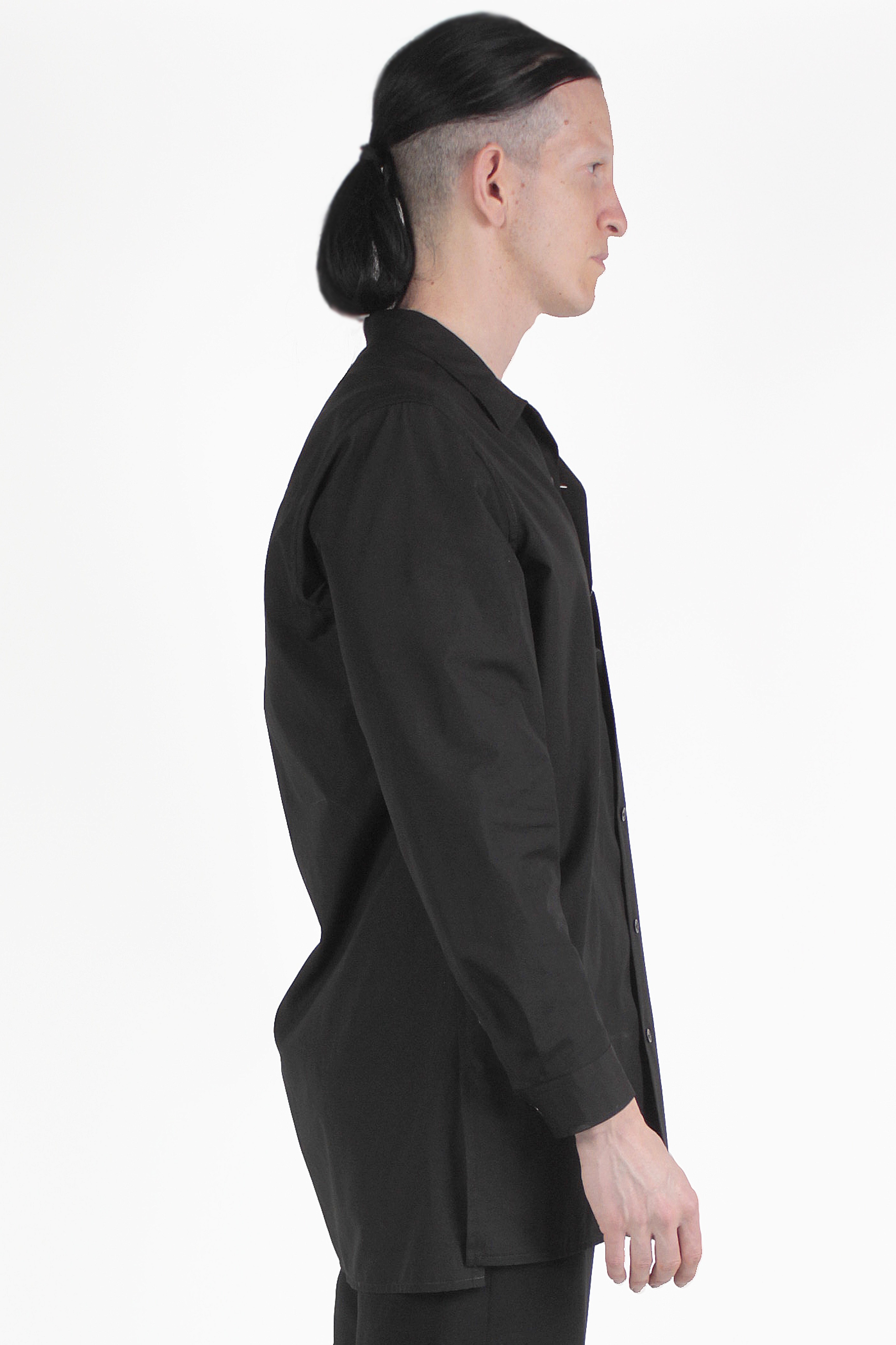 Yohji Yamamoto Camicie Open Collar Shirt