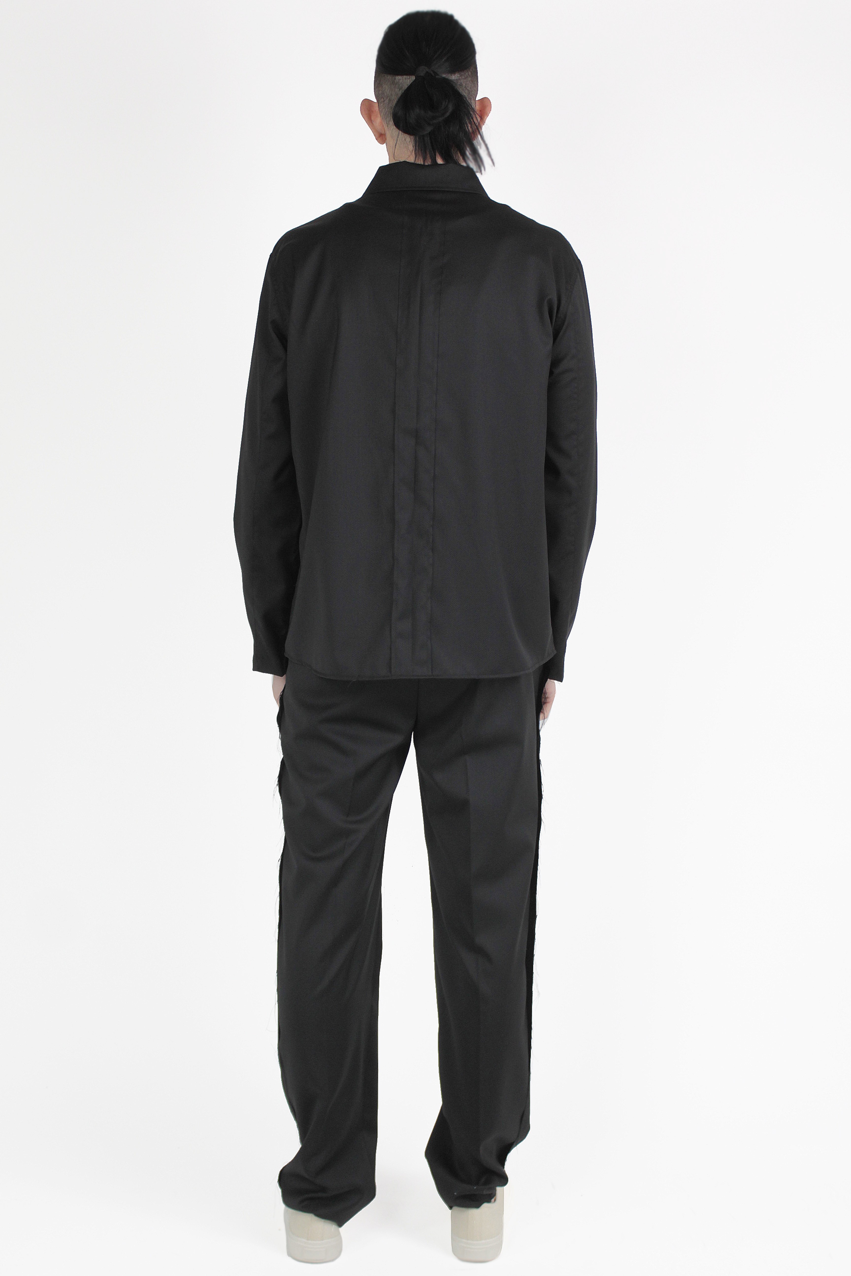 PAURA Camisas Shin Zip Overshirt