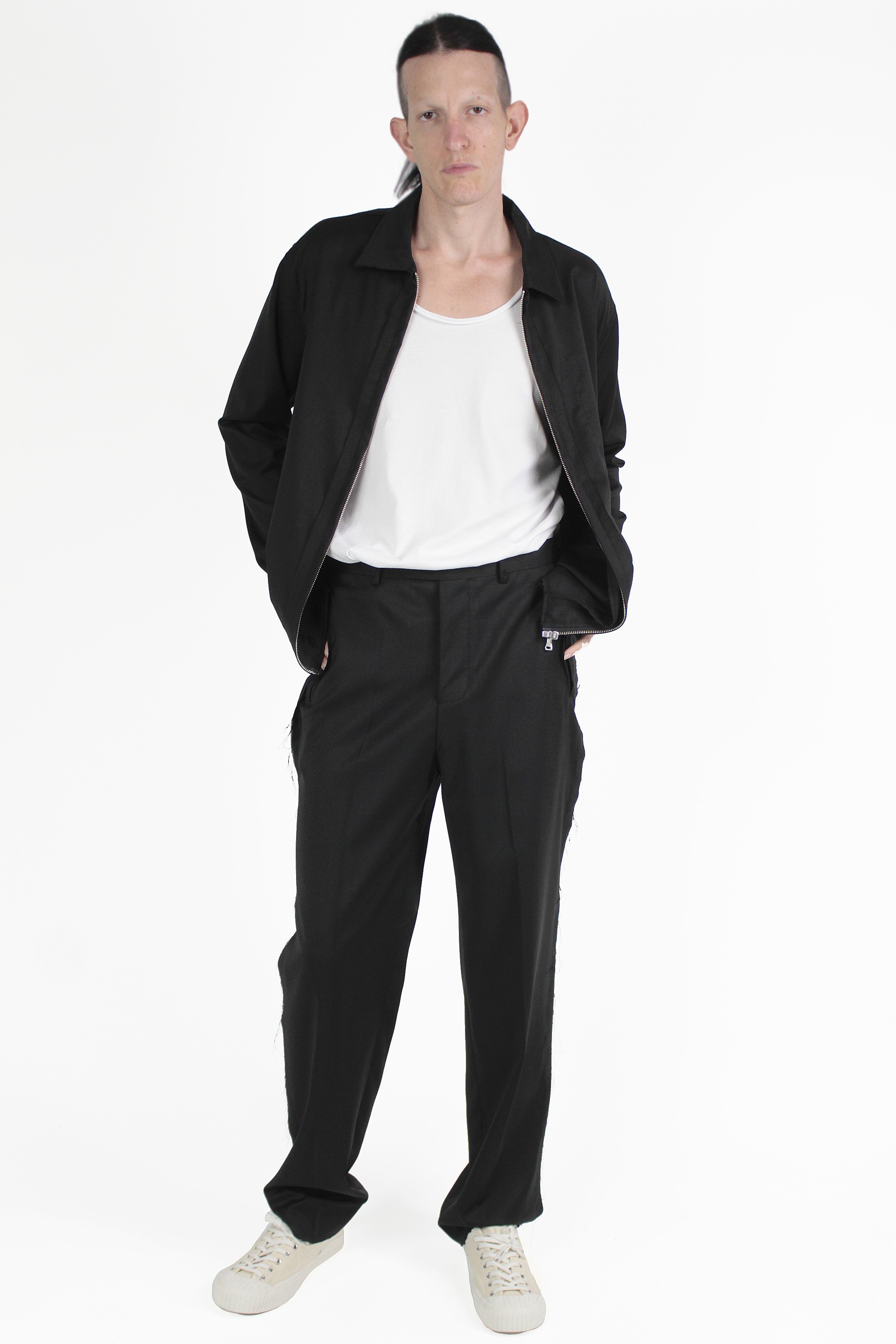 PAURA Camisas Shin Zip Overshirt