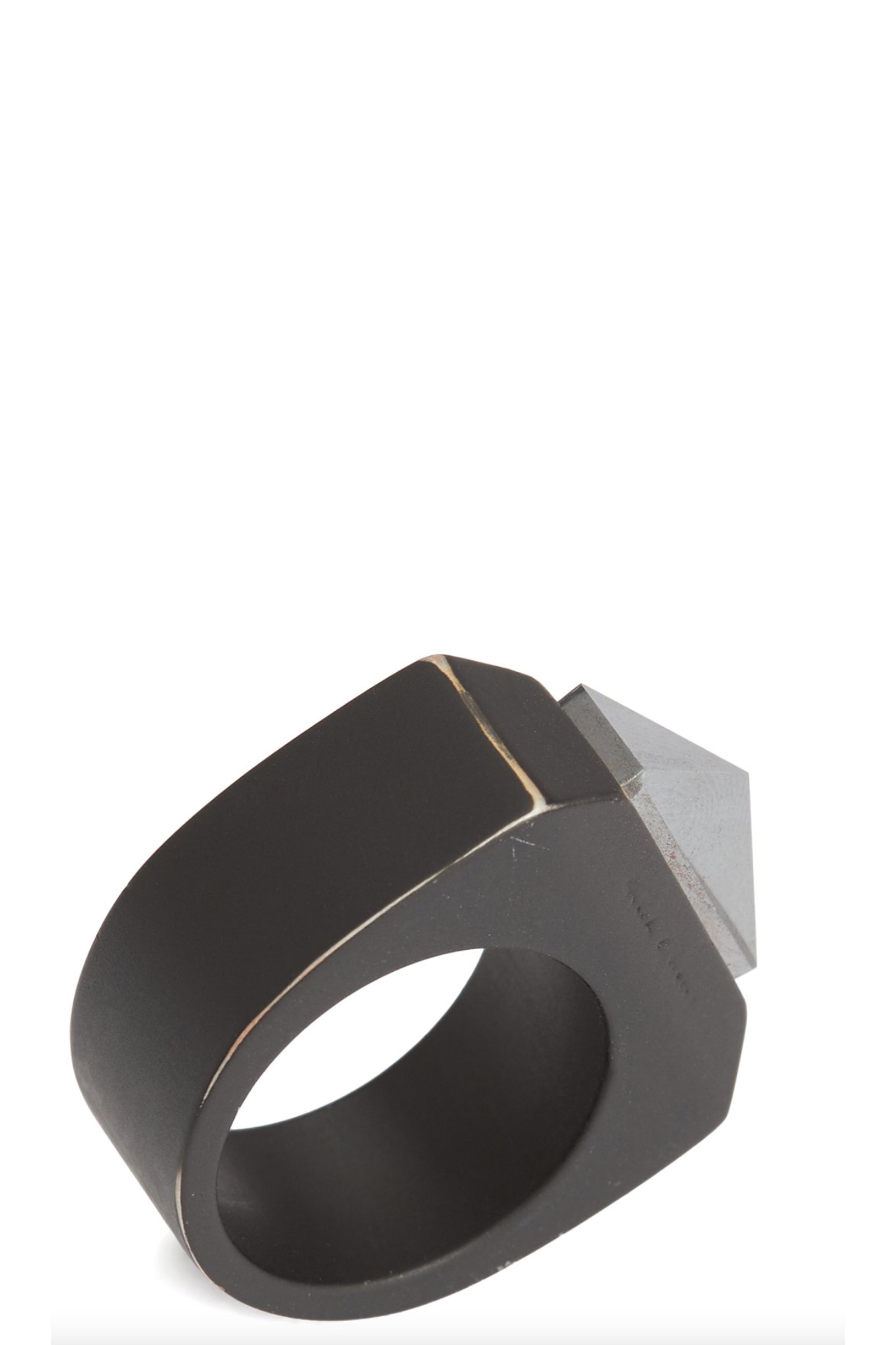 Rick Owens 男 Crystal Pyramid Ring