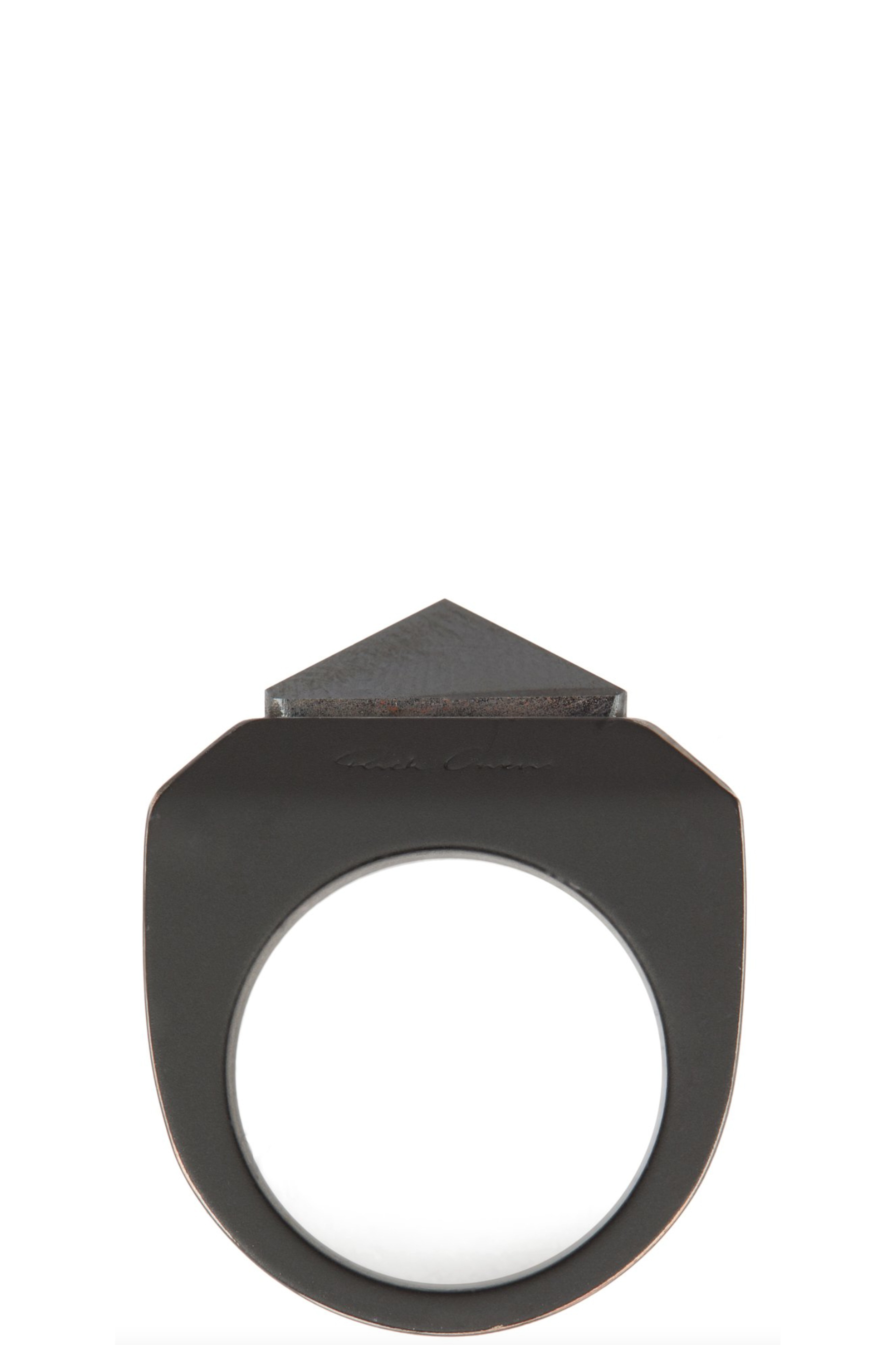 Rick Owens Uomo Crystal Pyramid Ring 2