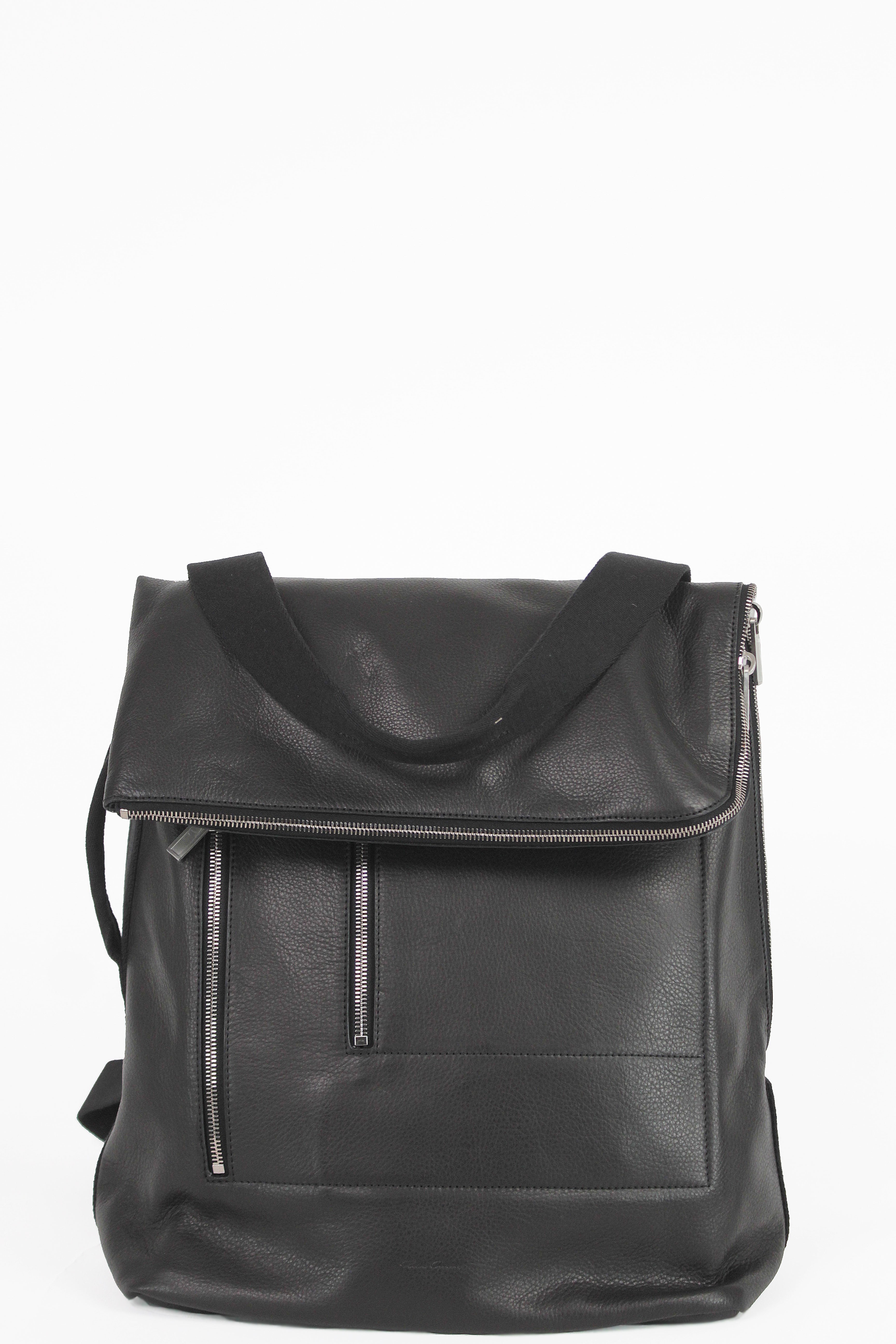 Rick Owens Backpacks Cargo Leather Backpack