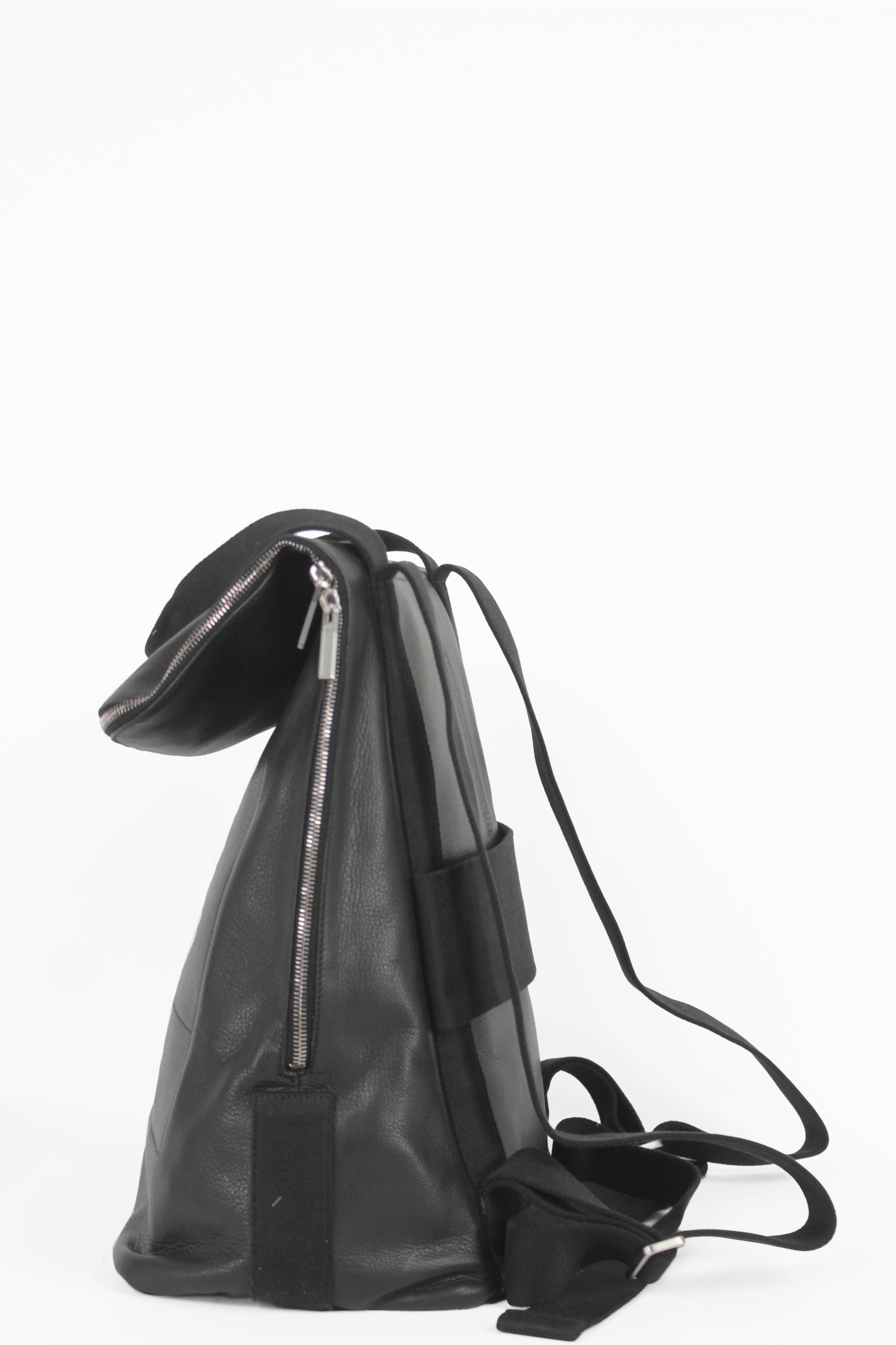 Rick Owens Zaini Cargo Leather Backpack