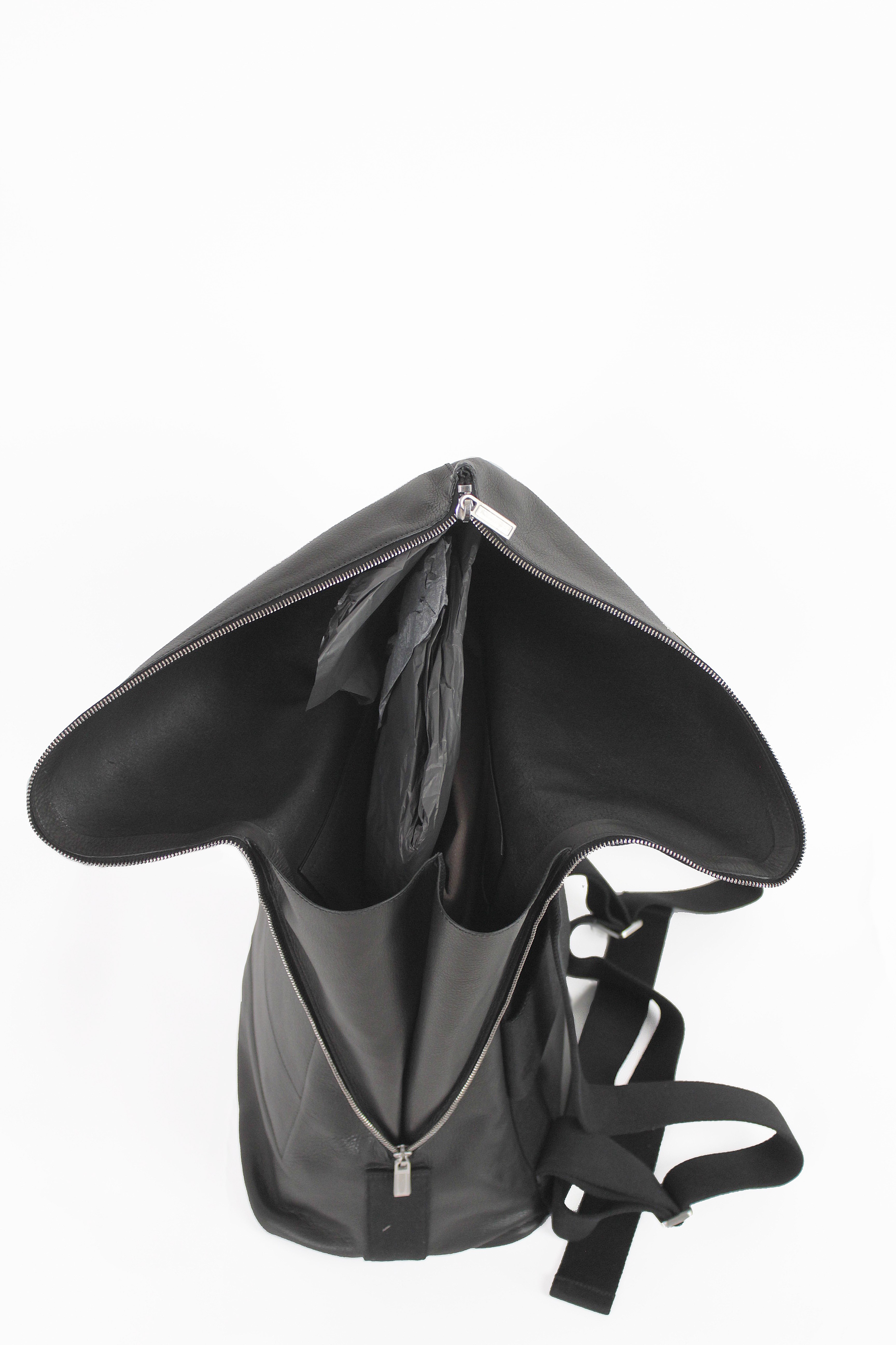 Rick Owens Backpacks Cargo Leather Backpack