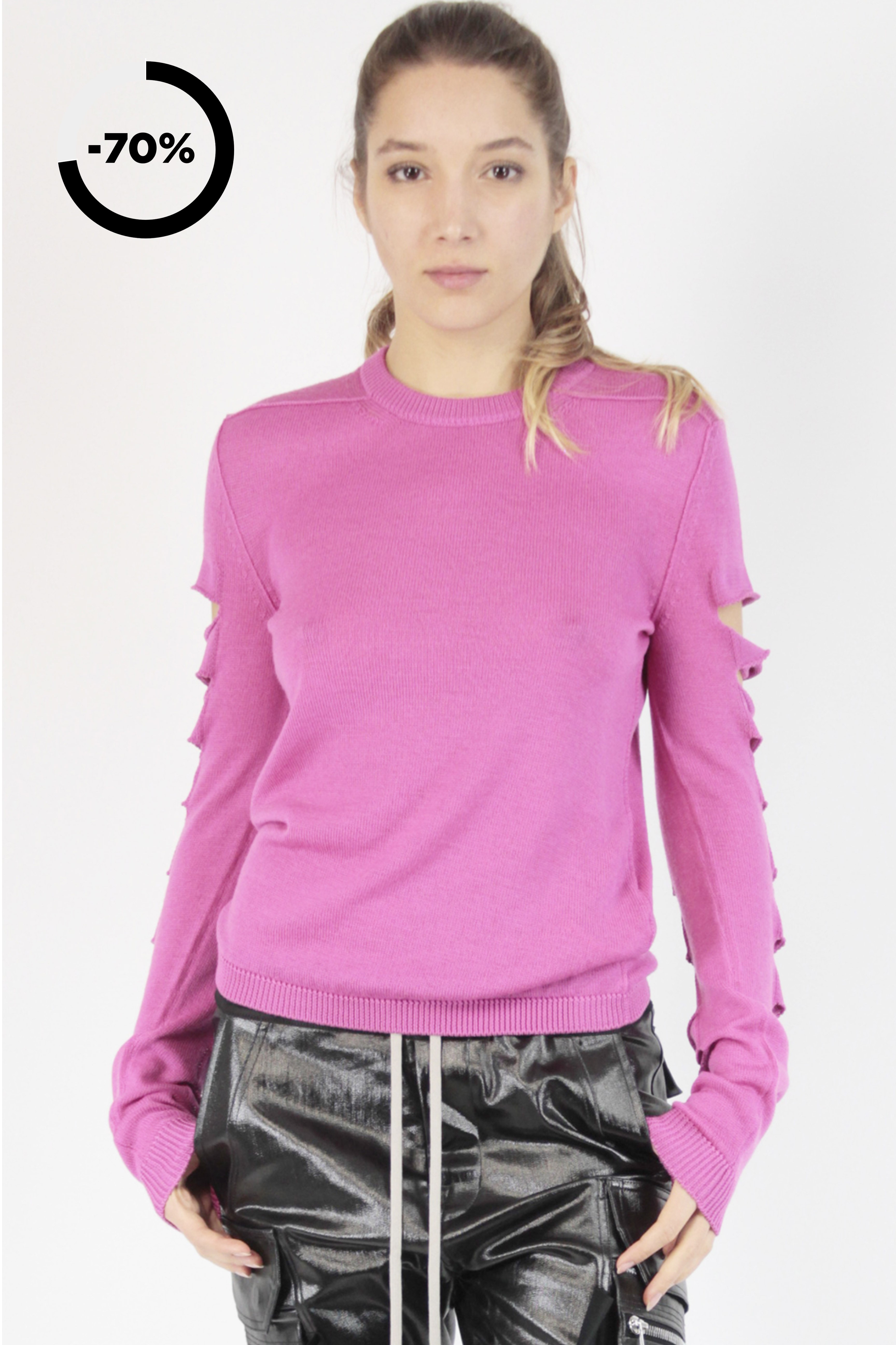 Rick Owens CHANDAILS Spartan Biker Sweater