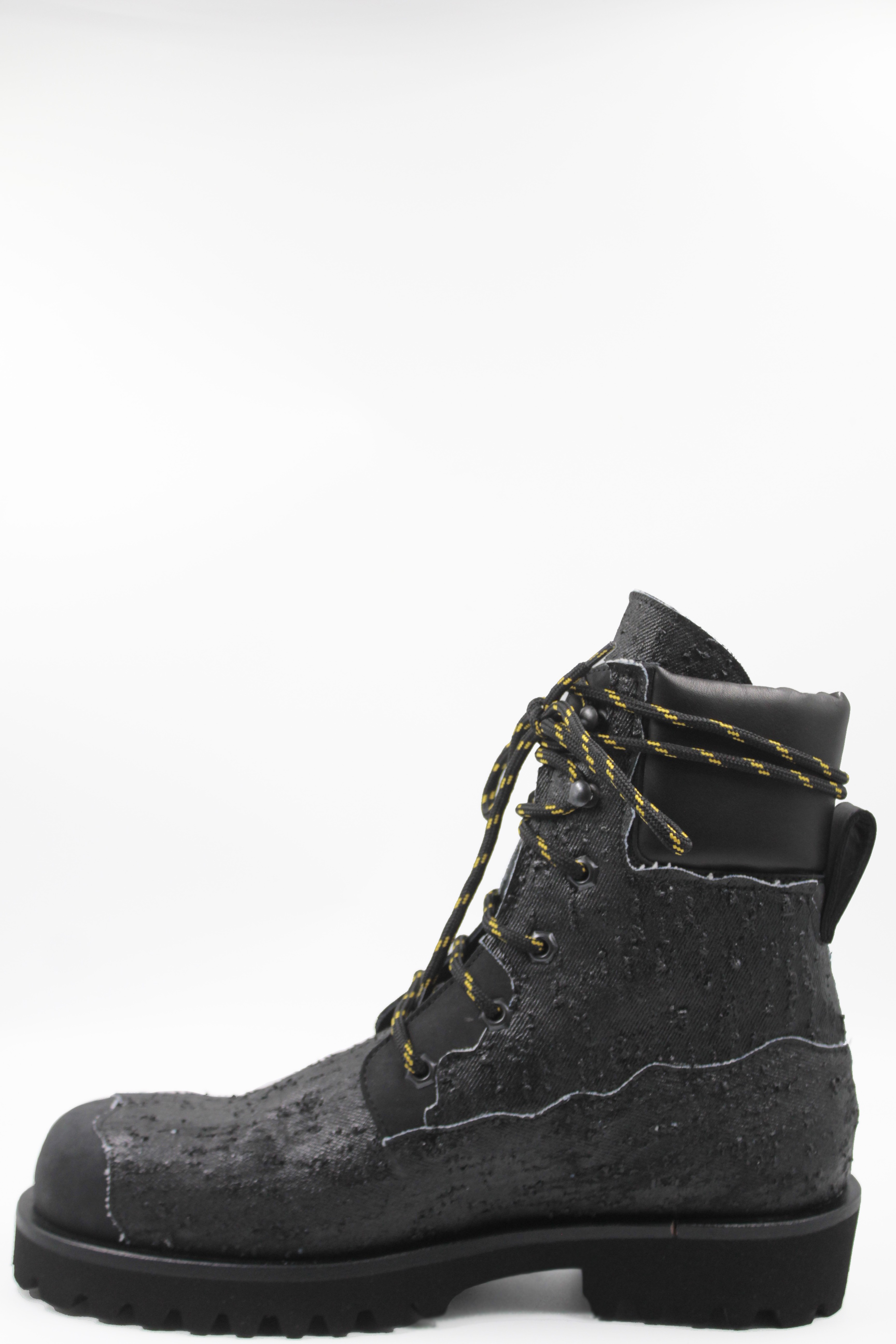 Mattia Capezzani Stivali Scratched Denim Boots