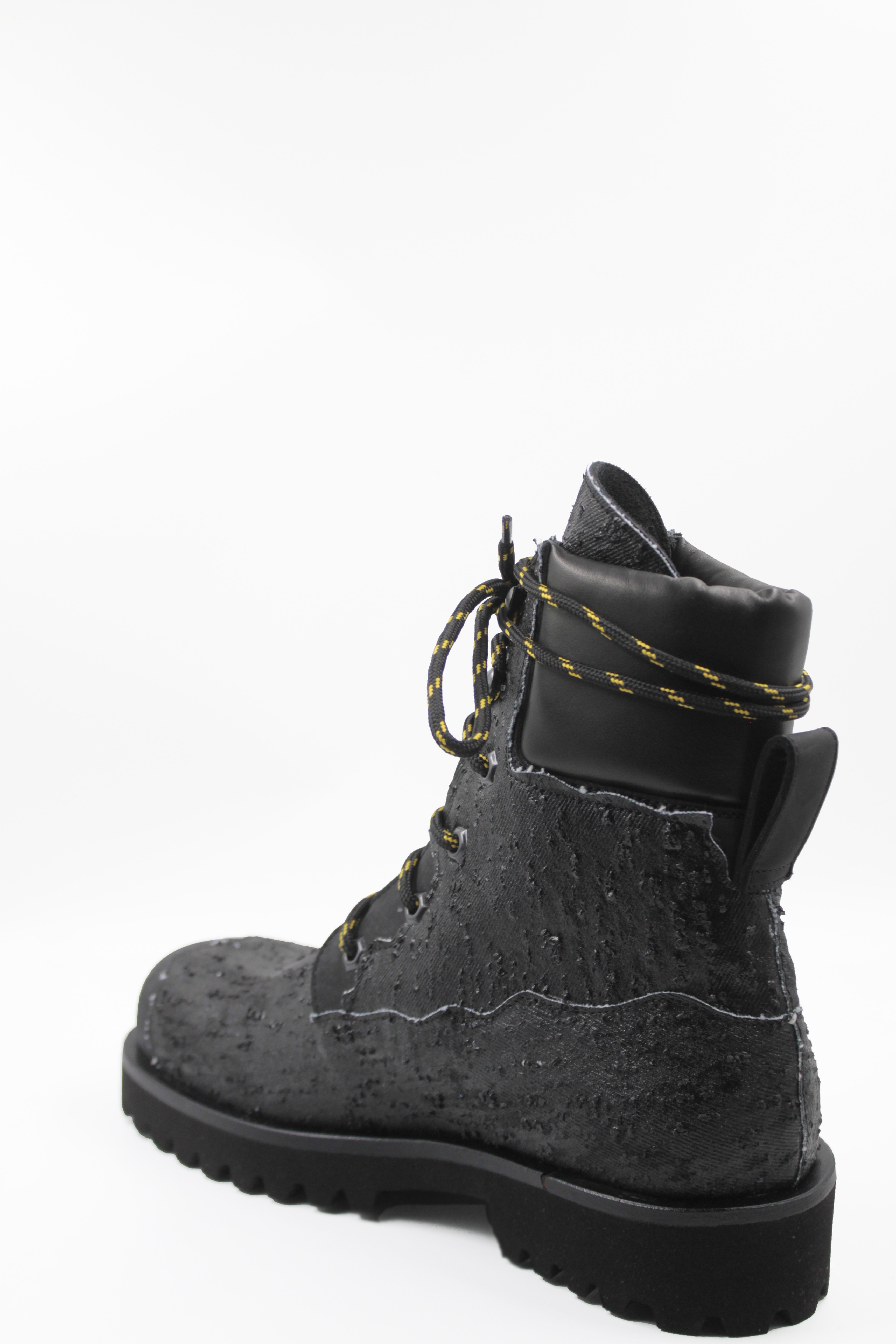 Mattia Capezzani Stivali Scratched Denim Boots