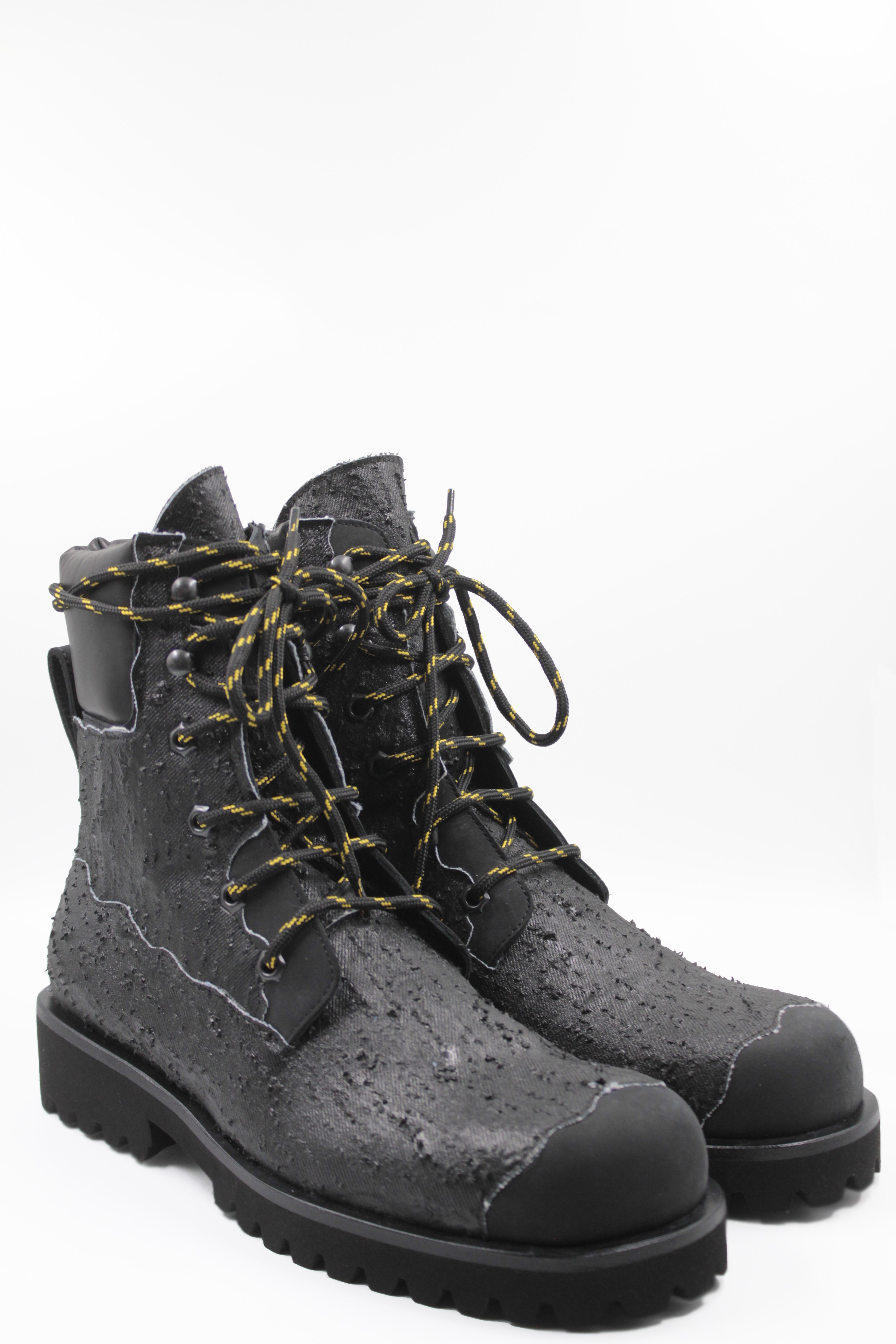 Mattia Capezzani Botas Scratched Denim Boots