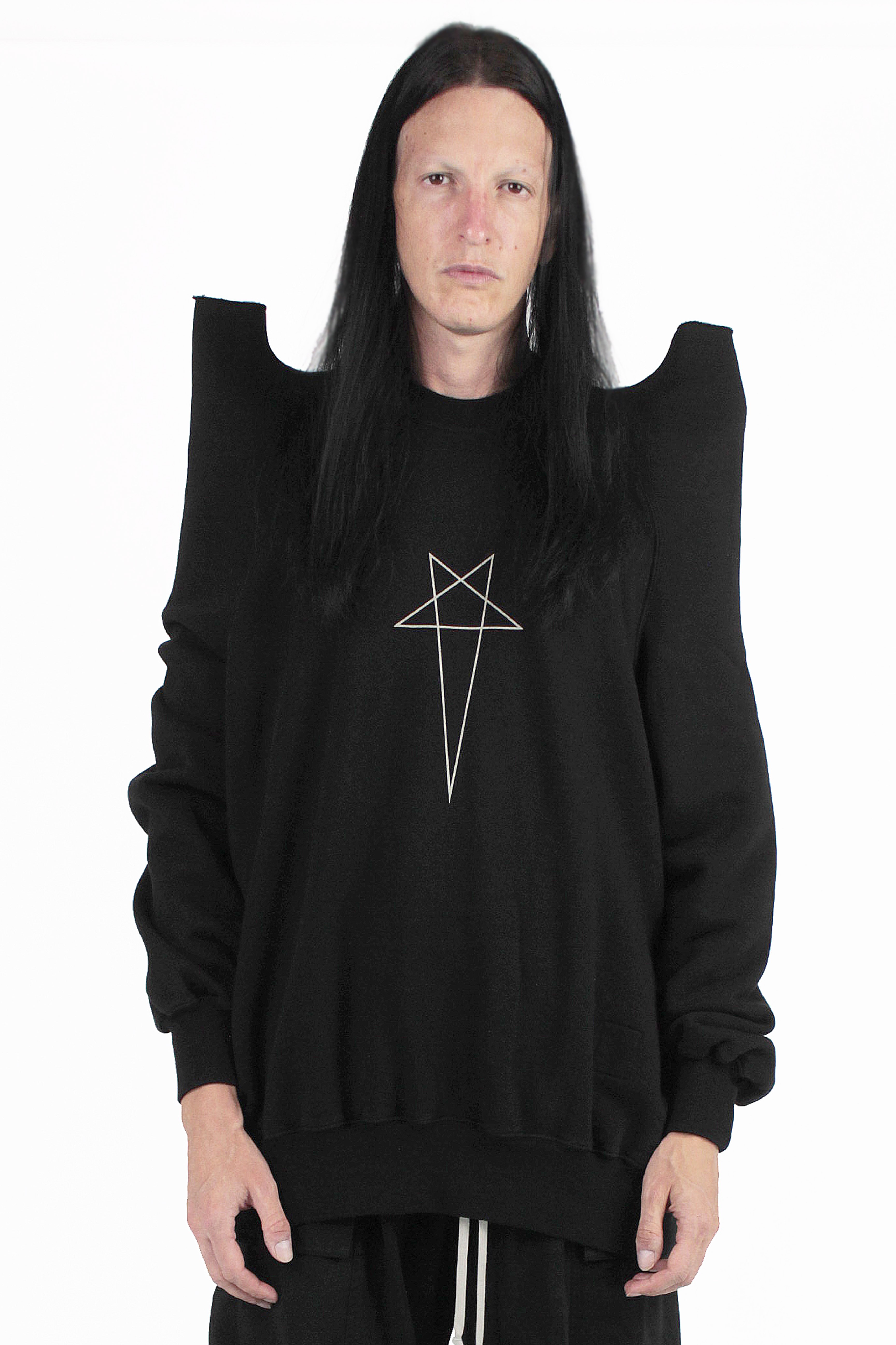 Rick Owens 바지 Tec Pentagram Sweater