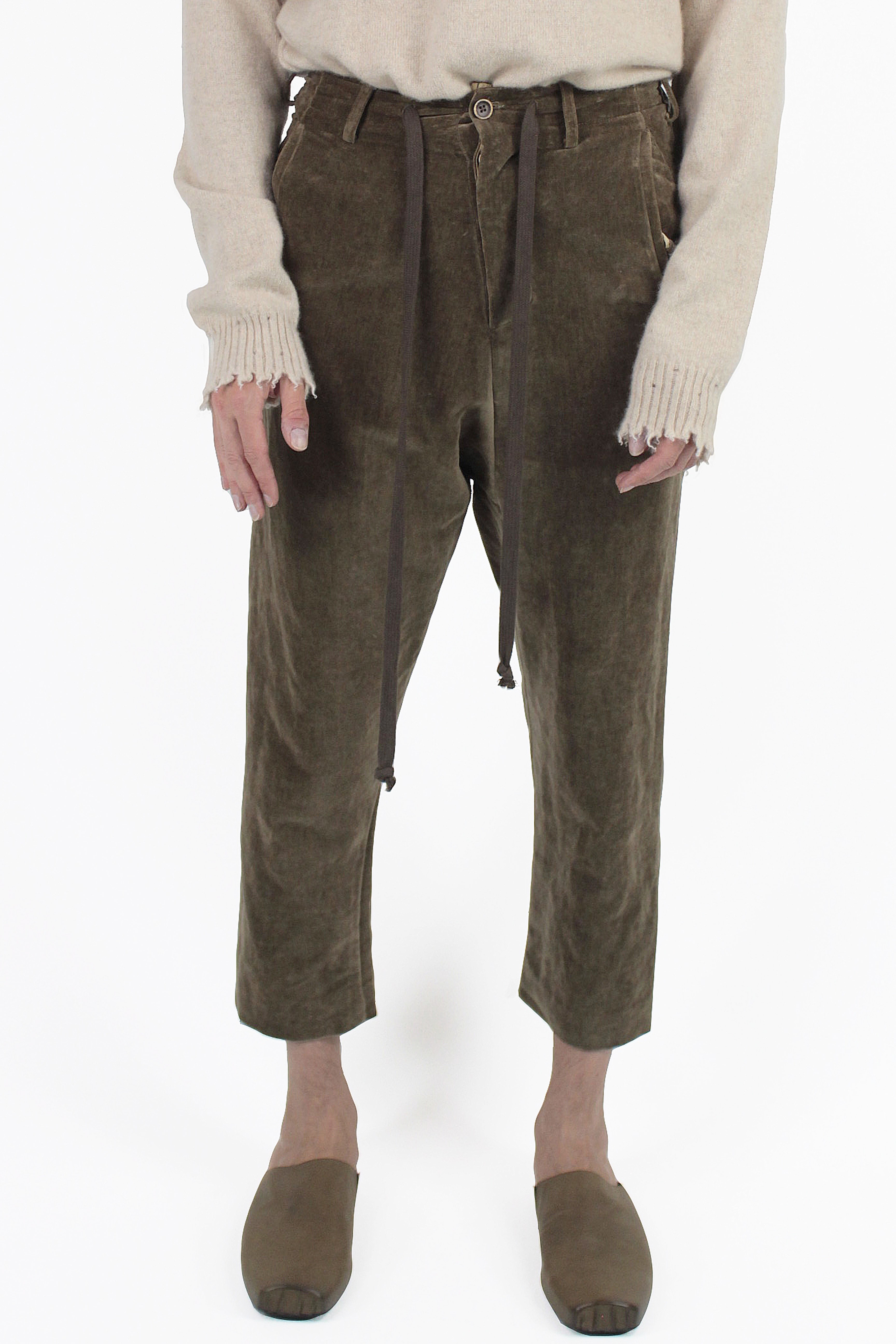 Uma Wang Pantalones Perch Straight V Pants