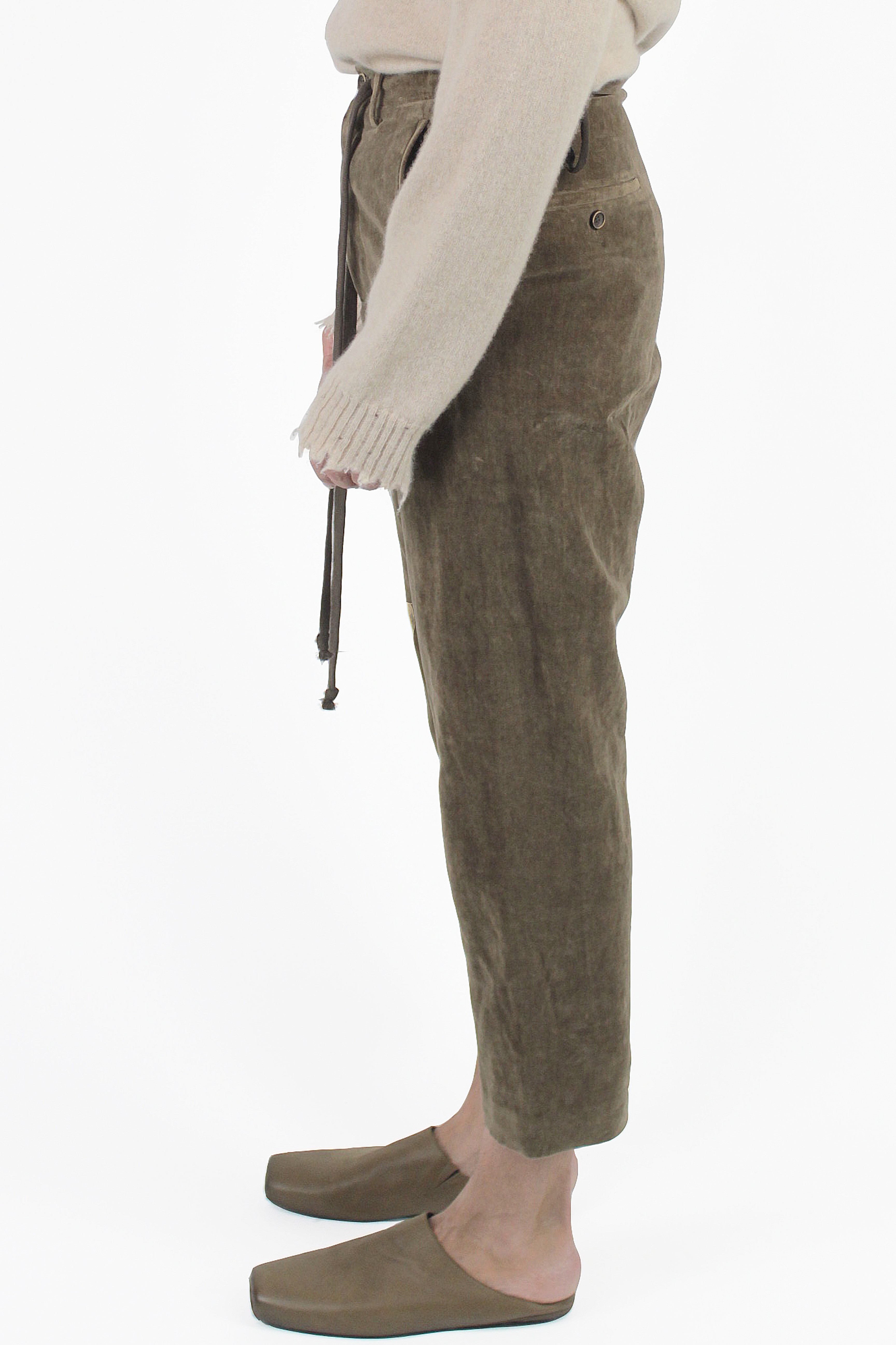 Uma Wang 바지 Perch Straight V Pants