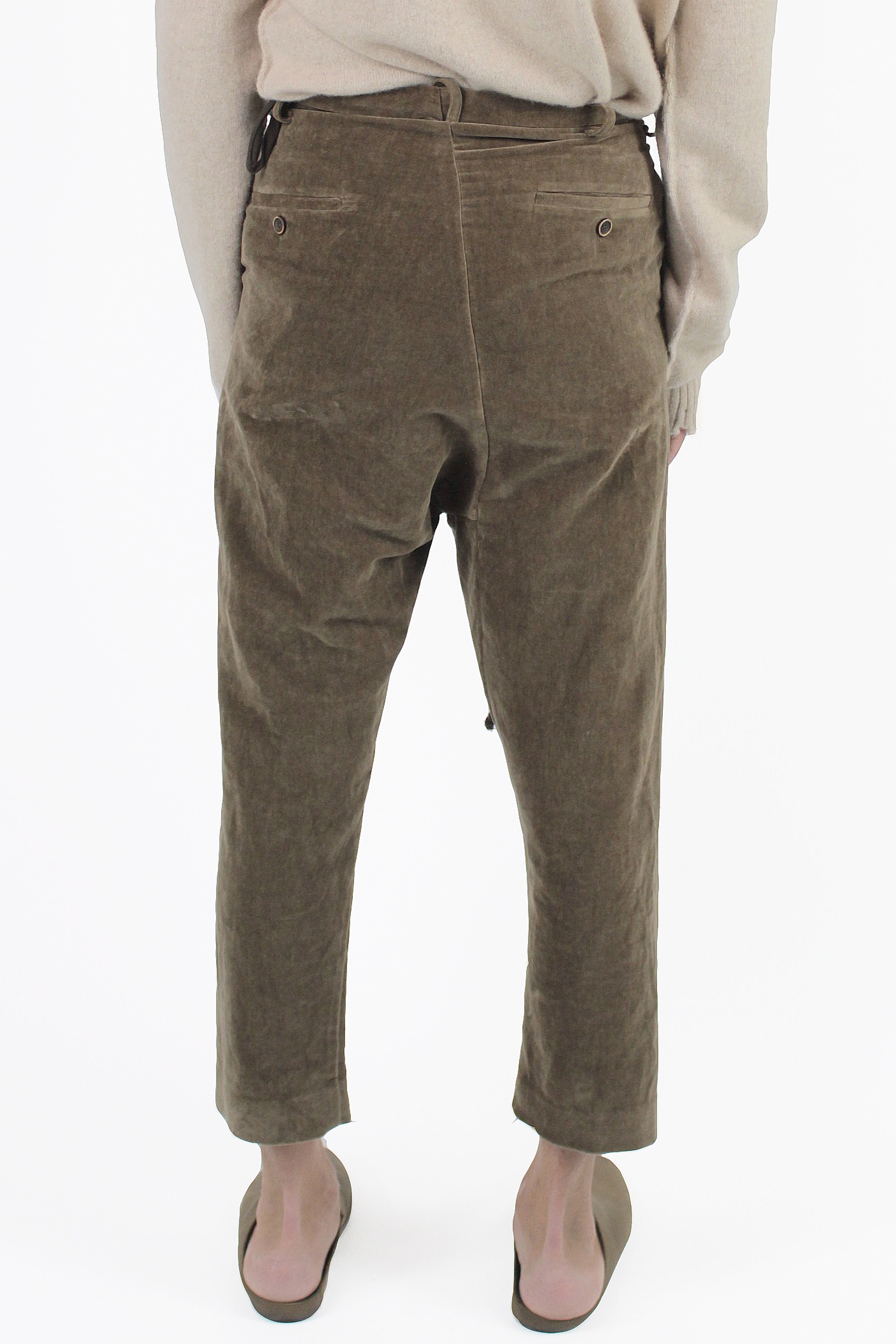 Uma Wang 裤子 Perch Straight V Pants
