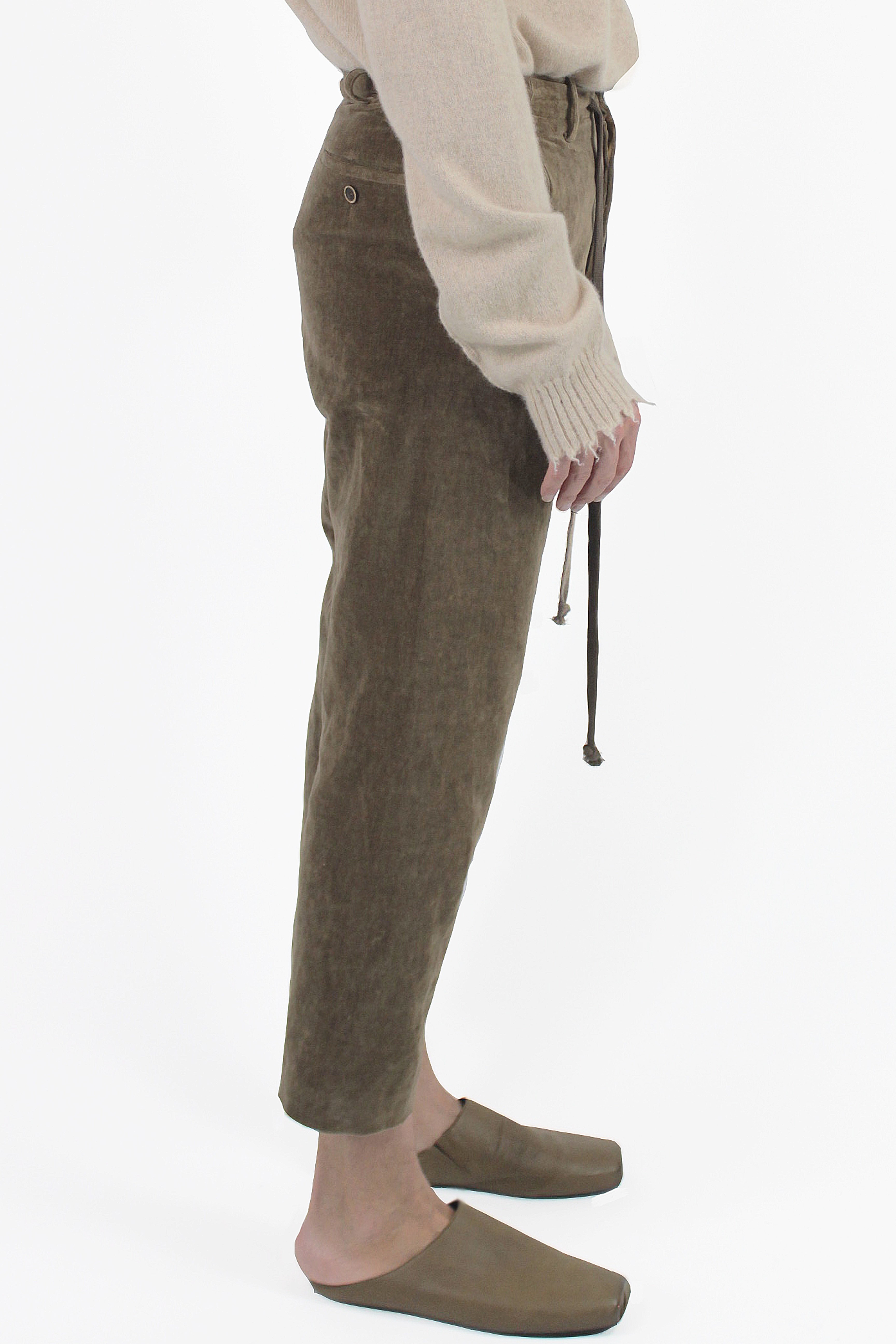 Uma Wang Pantalons Perch Straight V Pants