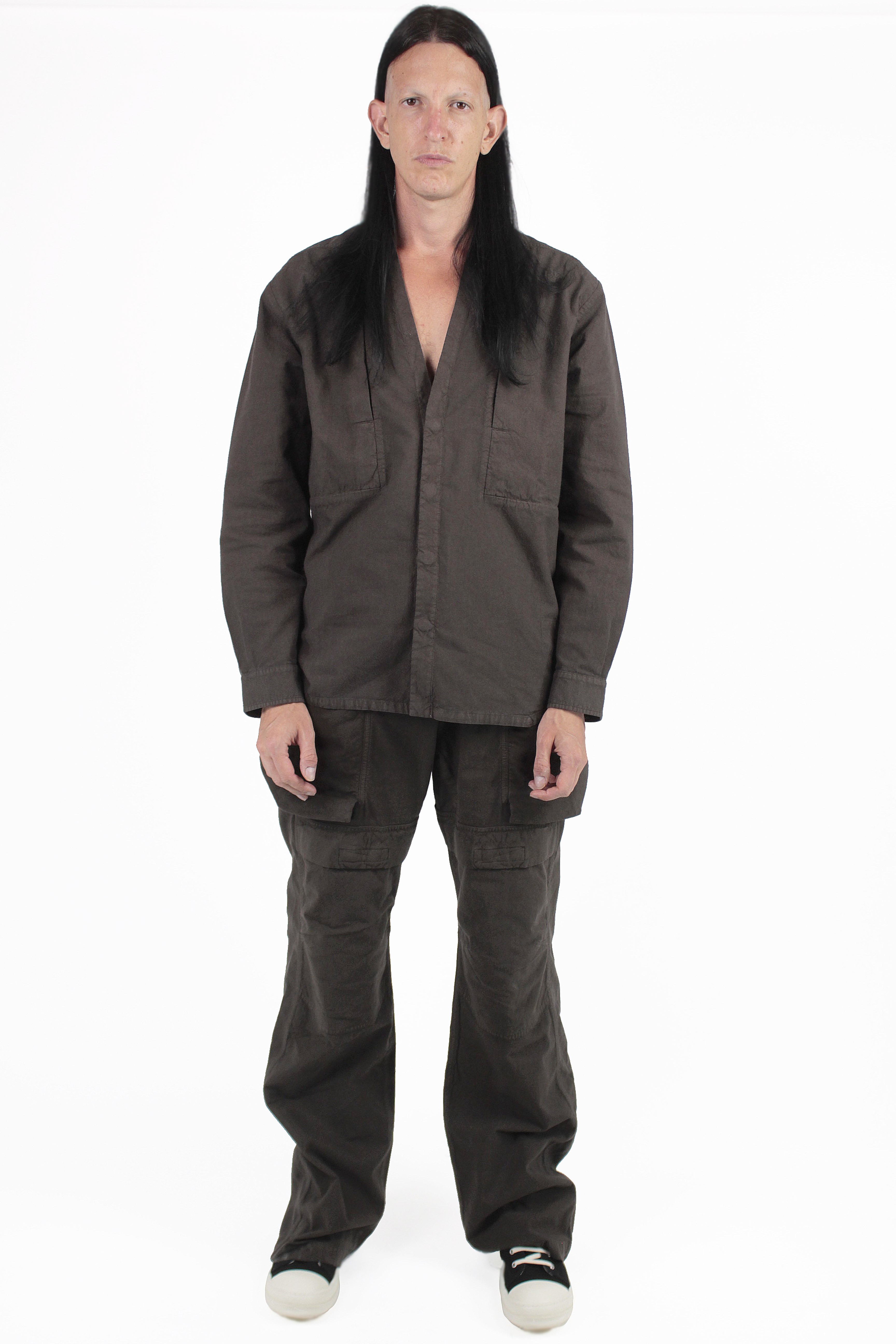 Rick Owens 衬衫 Larry Jumbo Shirt