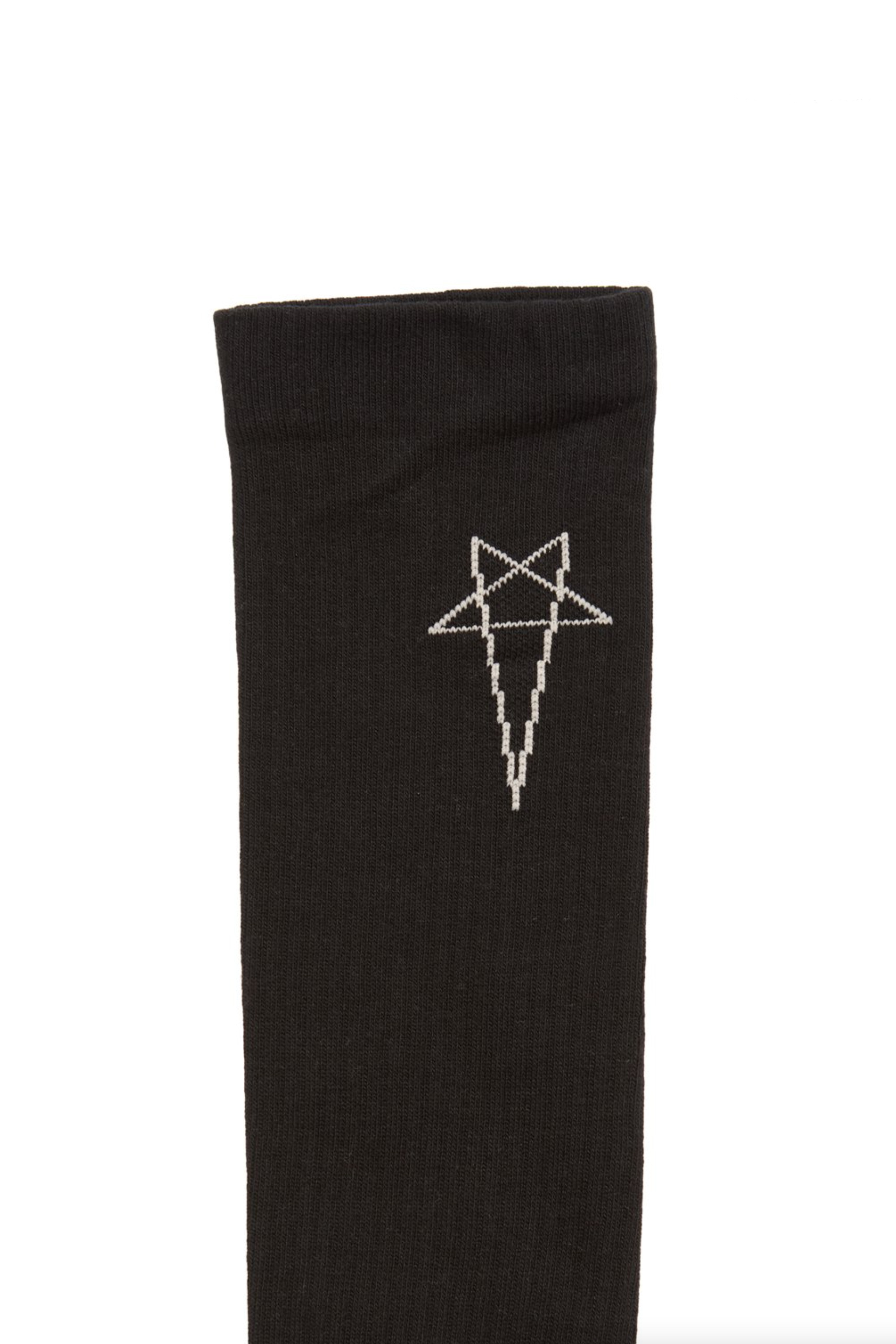 Rick Owens Medias Pentagram Knee H Socks