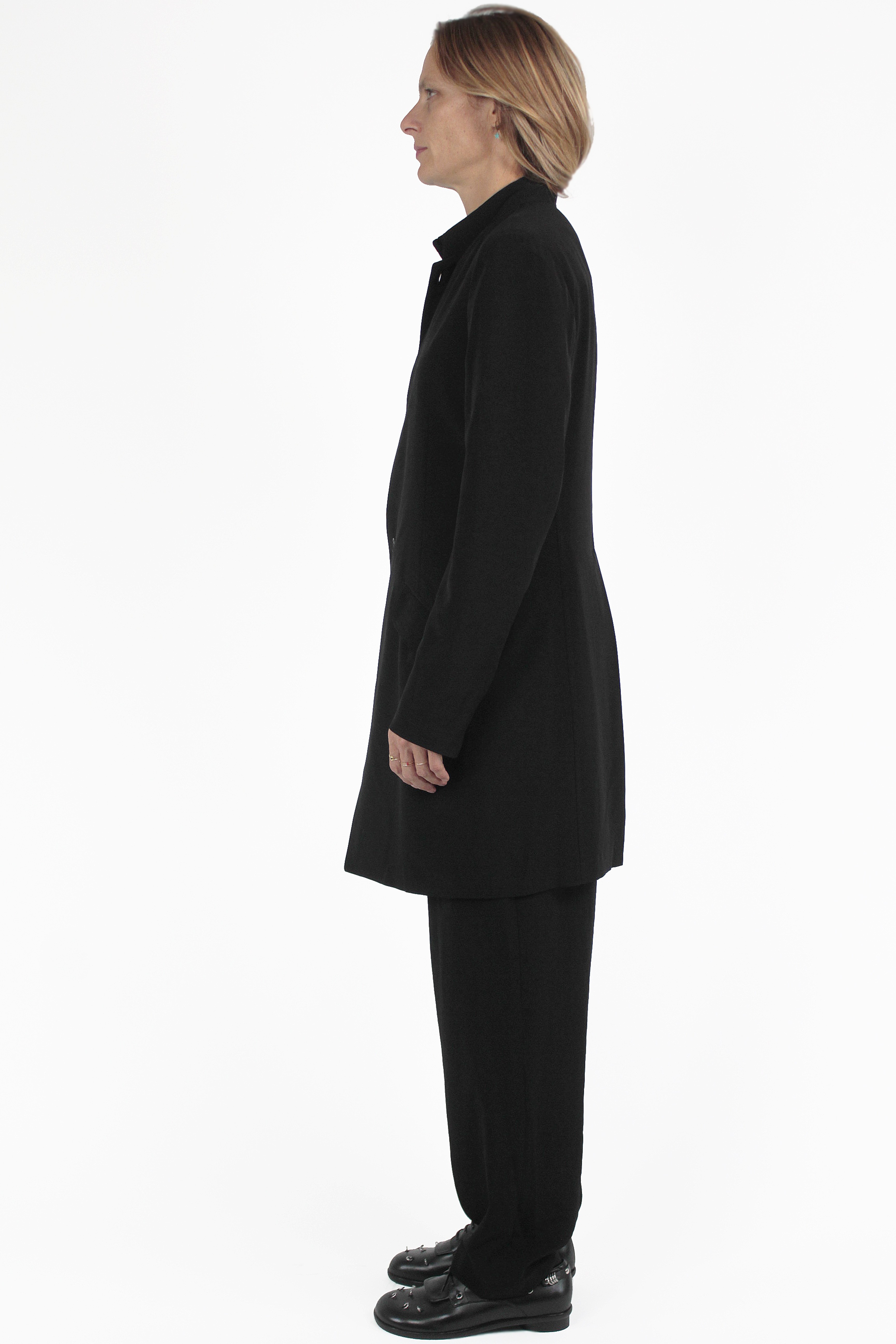 Yohji Yamamoto GIACCHE U-Collarless Jacket 2