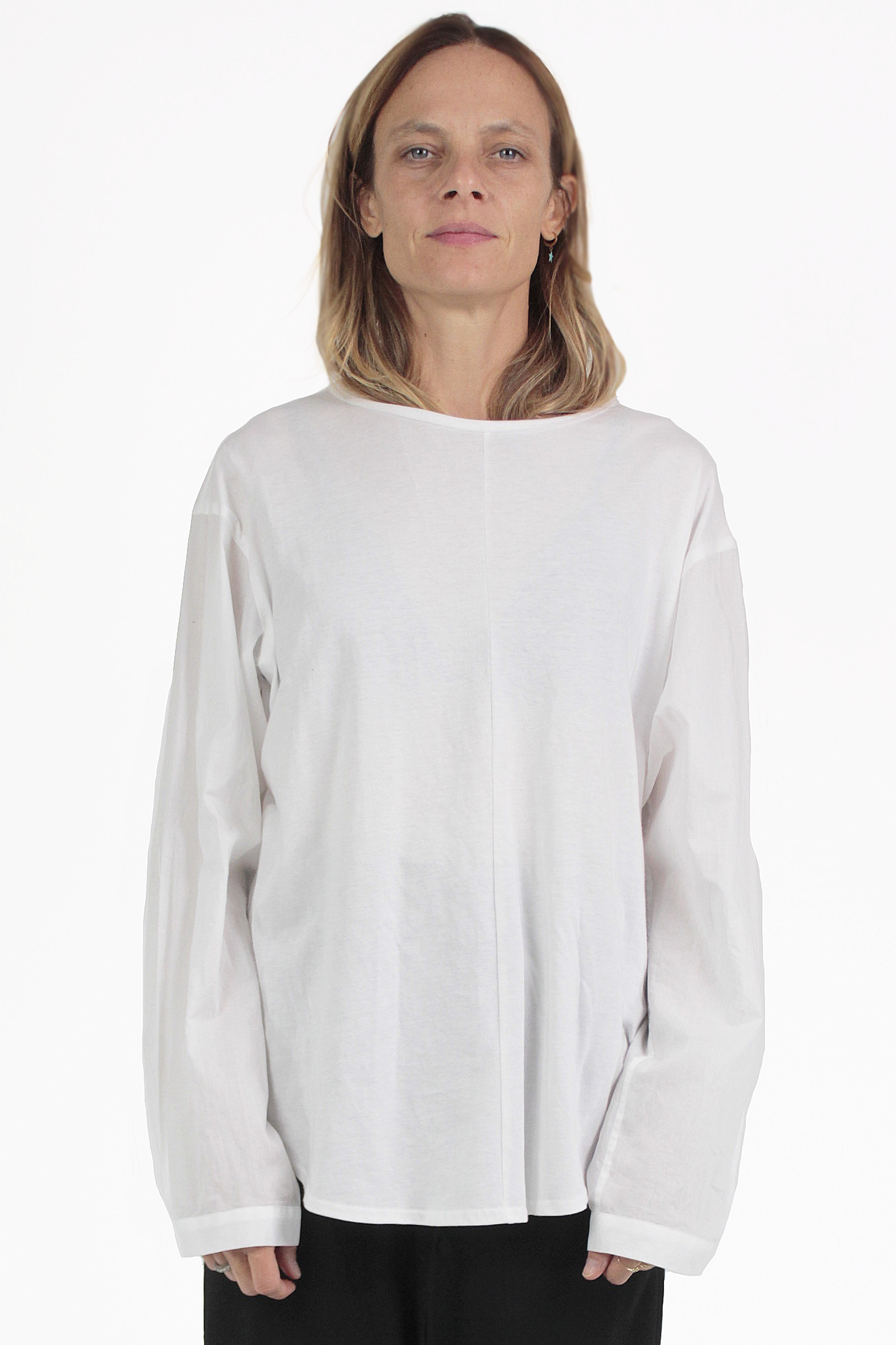 Yohji Yamamoto 衬衫 U-Cut Combination Blouse