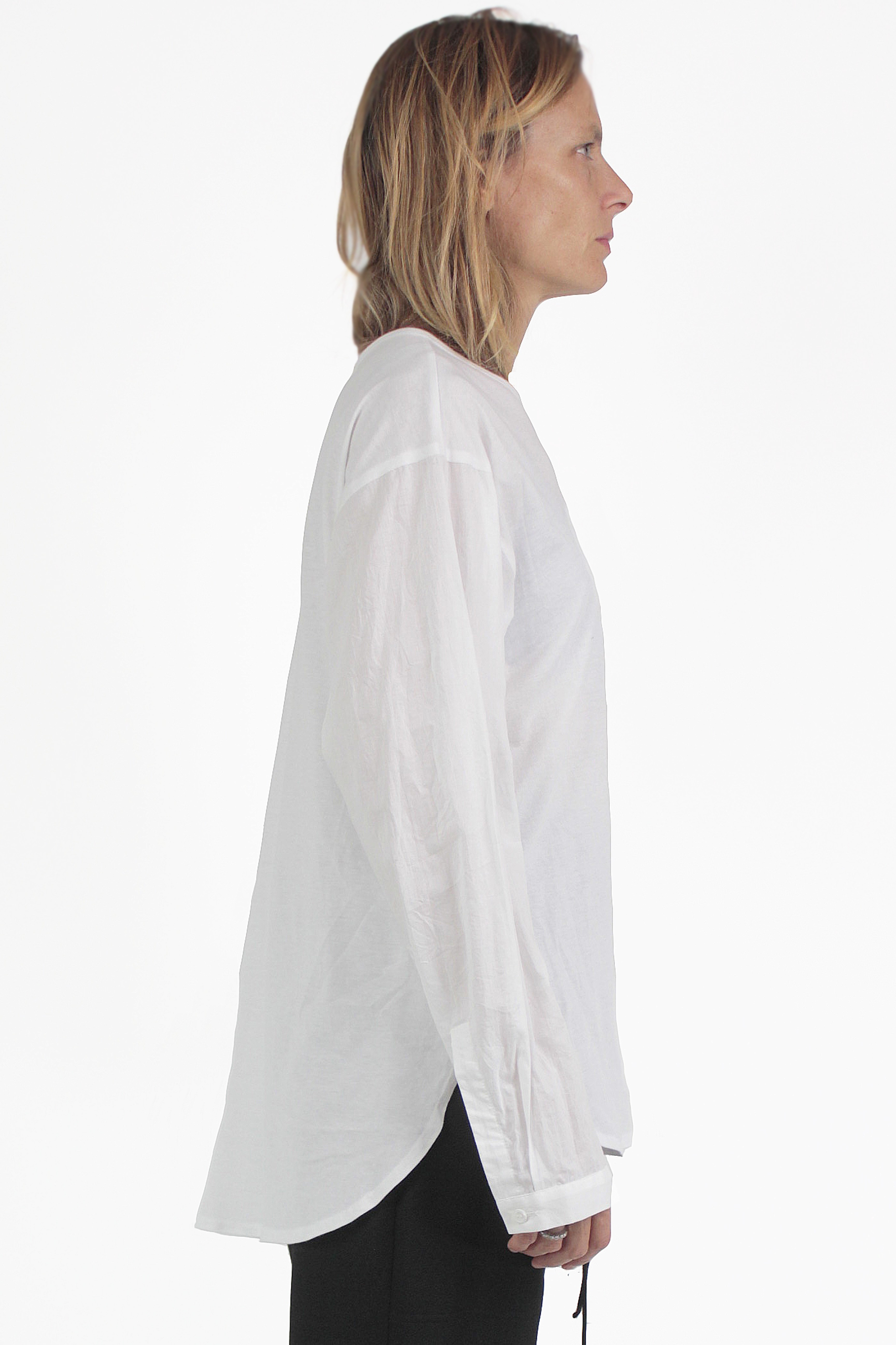 Yohji Yamamoto CAMICIE U-Cut Combination Blouse