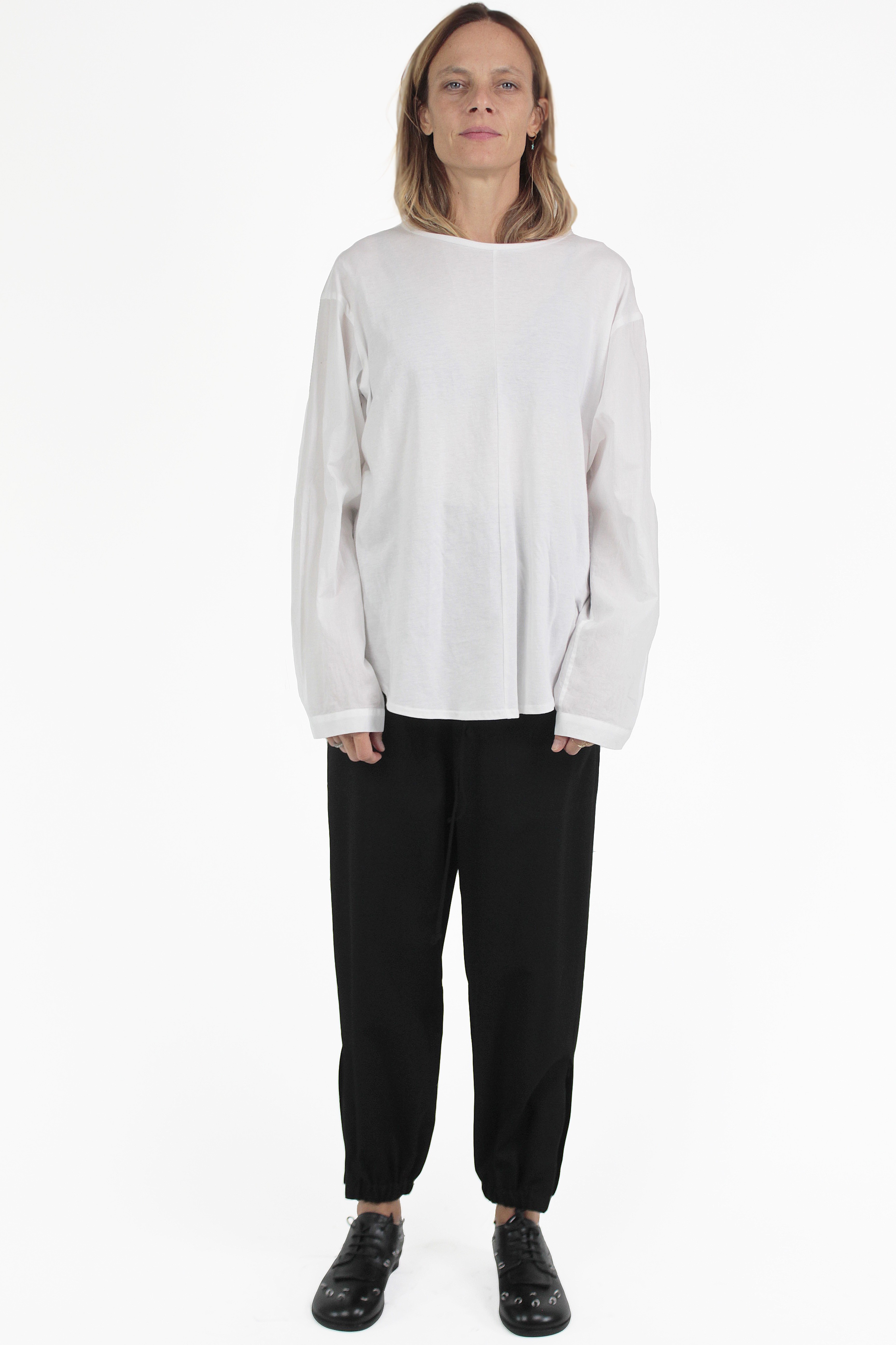 Yohji Yamamoto CAMICIE U-Cut Combination Blouse