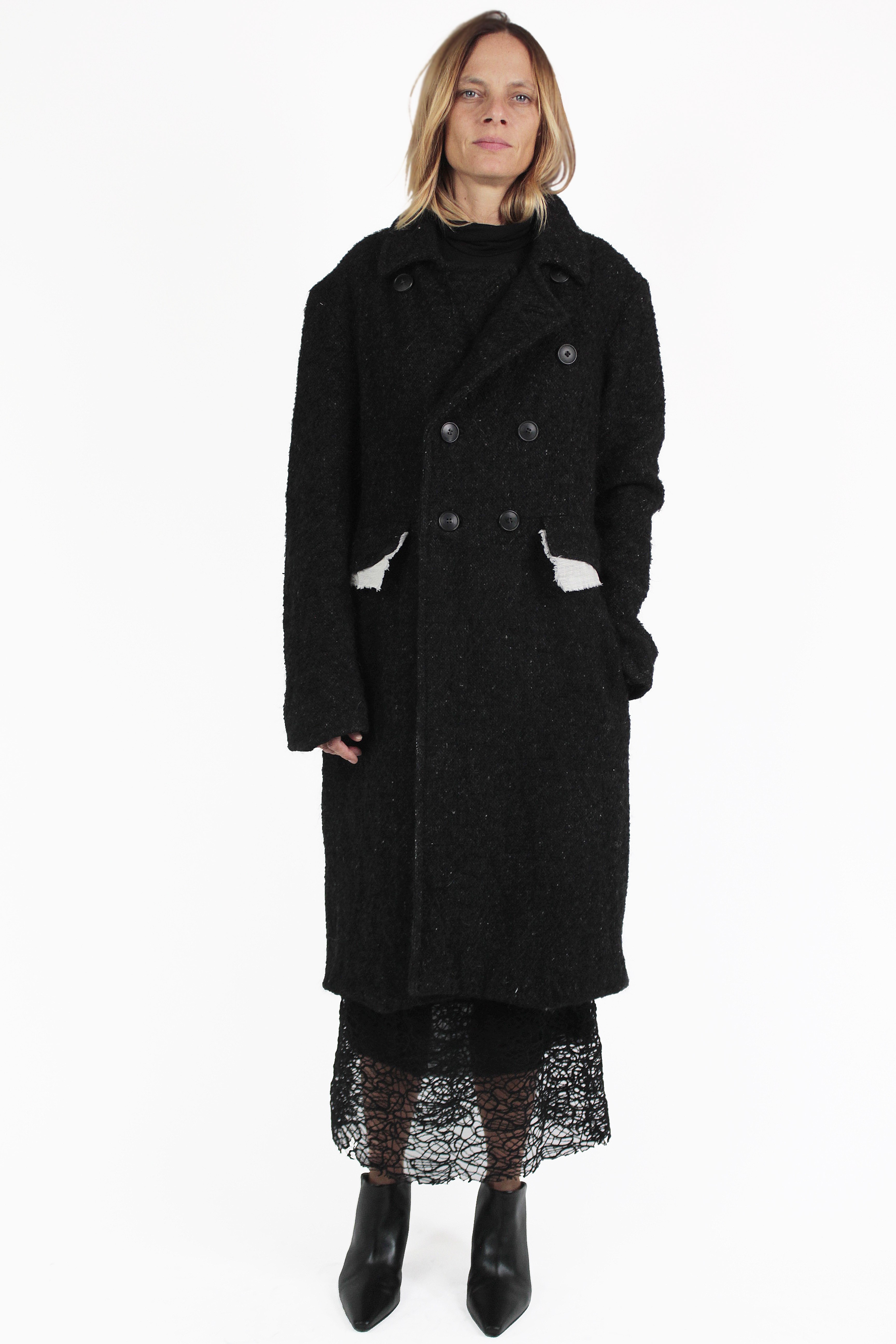 UN-NAMABLE MANTEL Given Pocket Overcoat