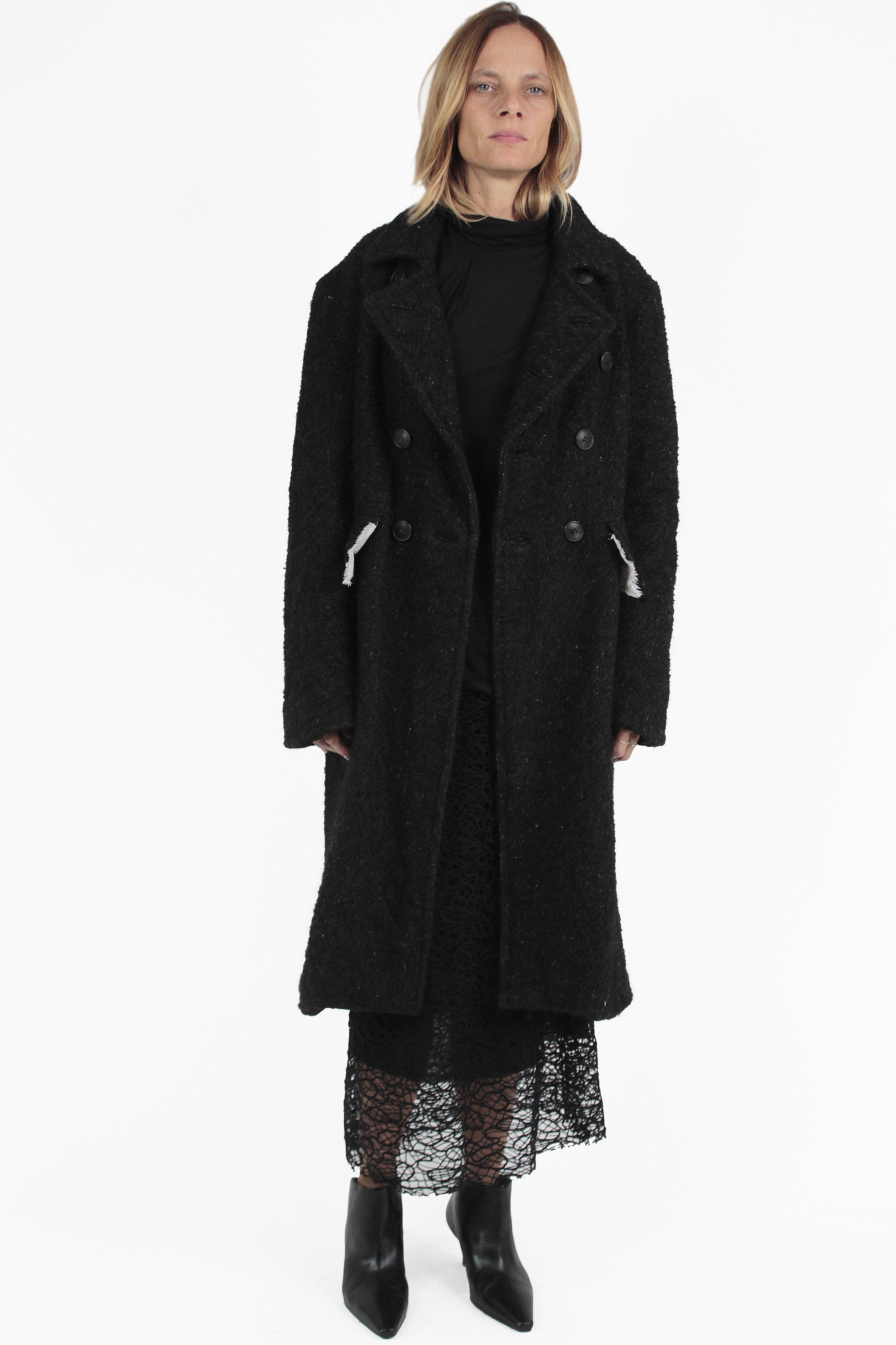 UN-NAMABLE CAPPOTTI Given Pocket Overcoat