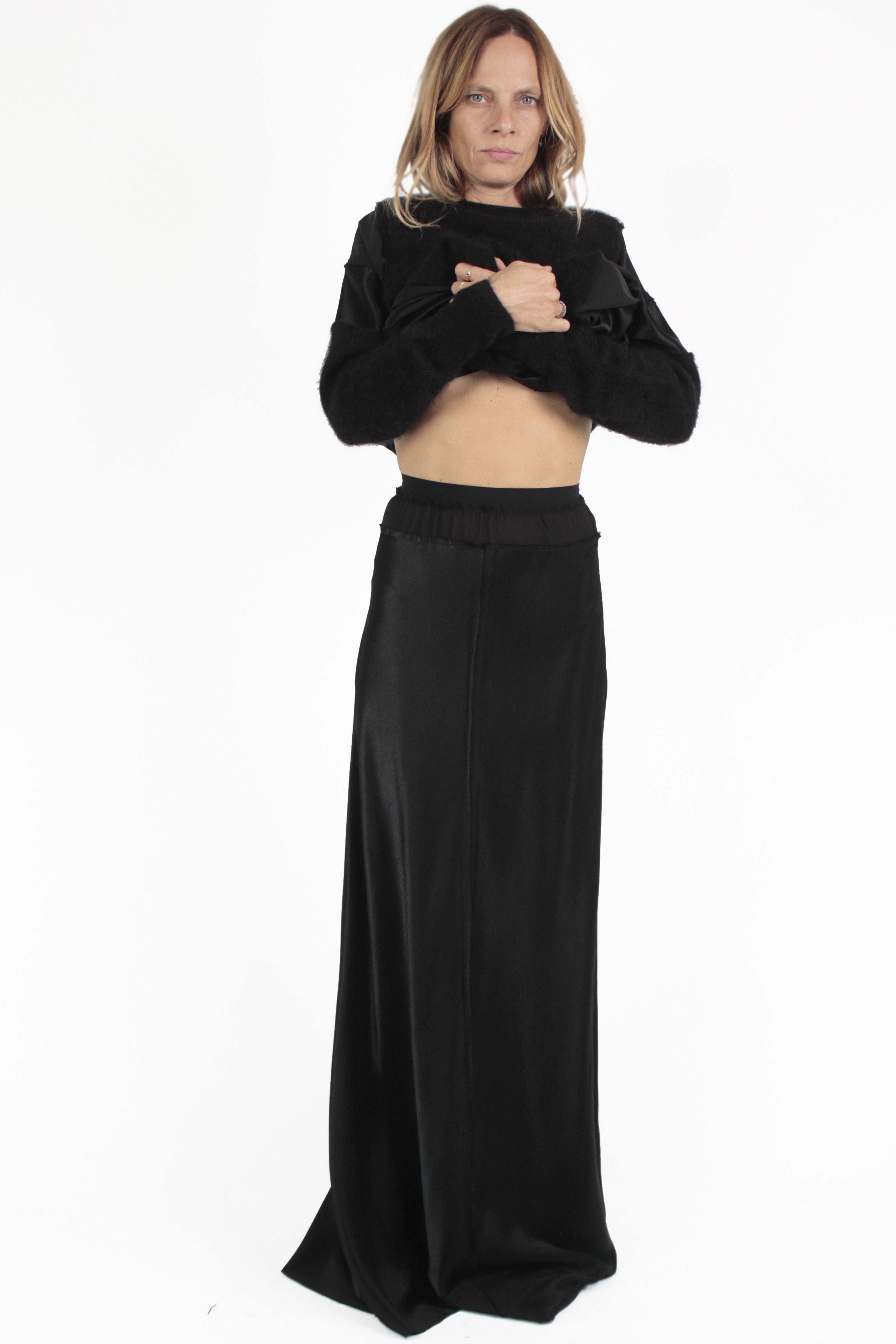 Giovanni Cavagna JUPES Long Dark Skirt