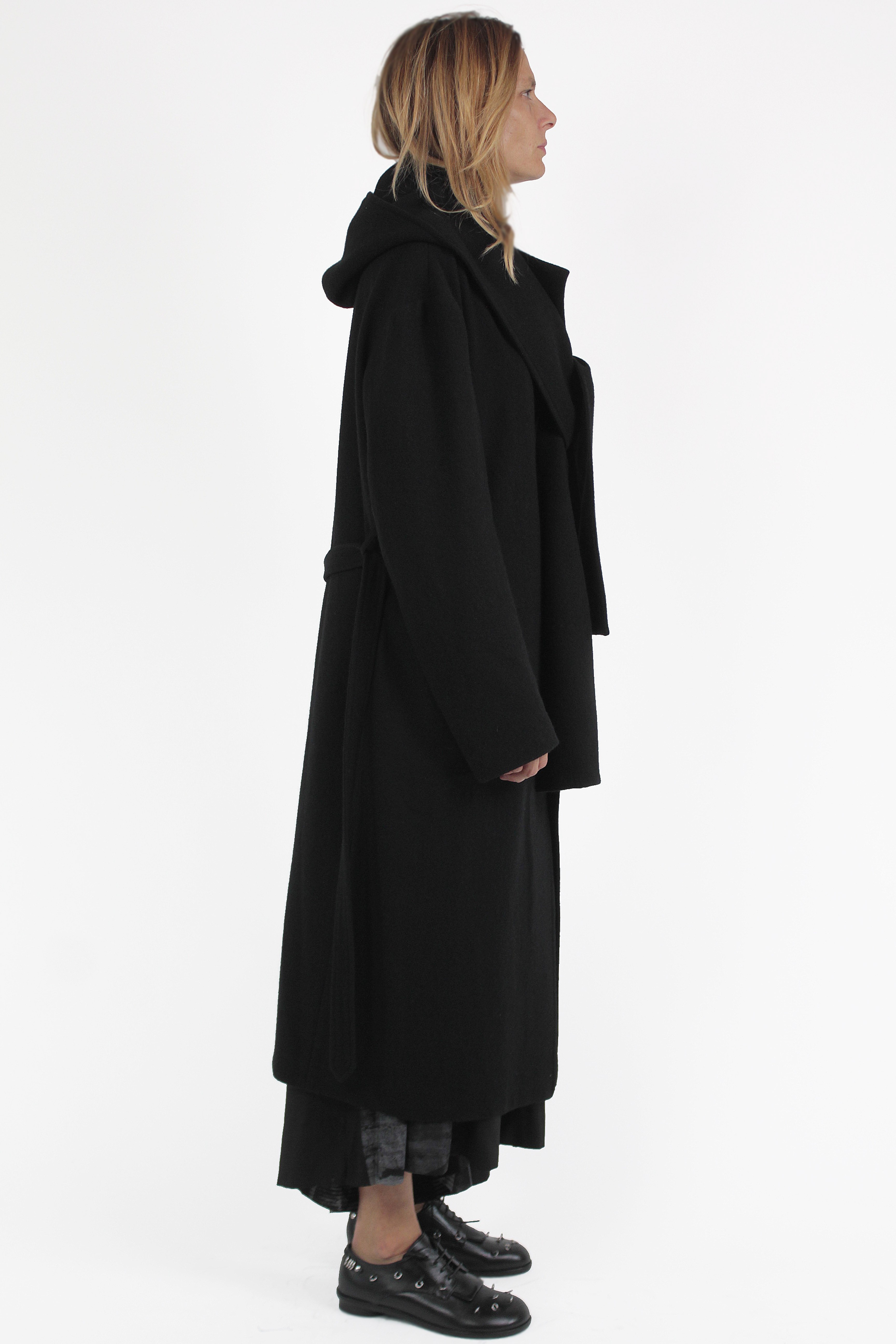 Yohji Yamamoto CAPPOTTI U-hoodie Cap Coat