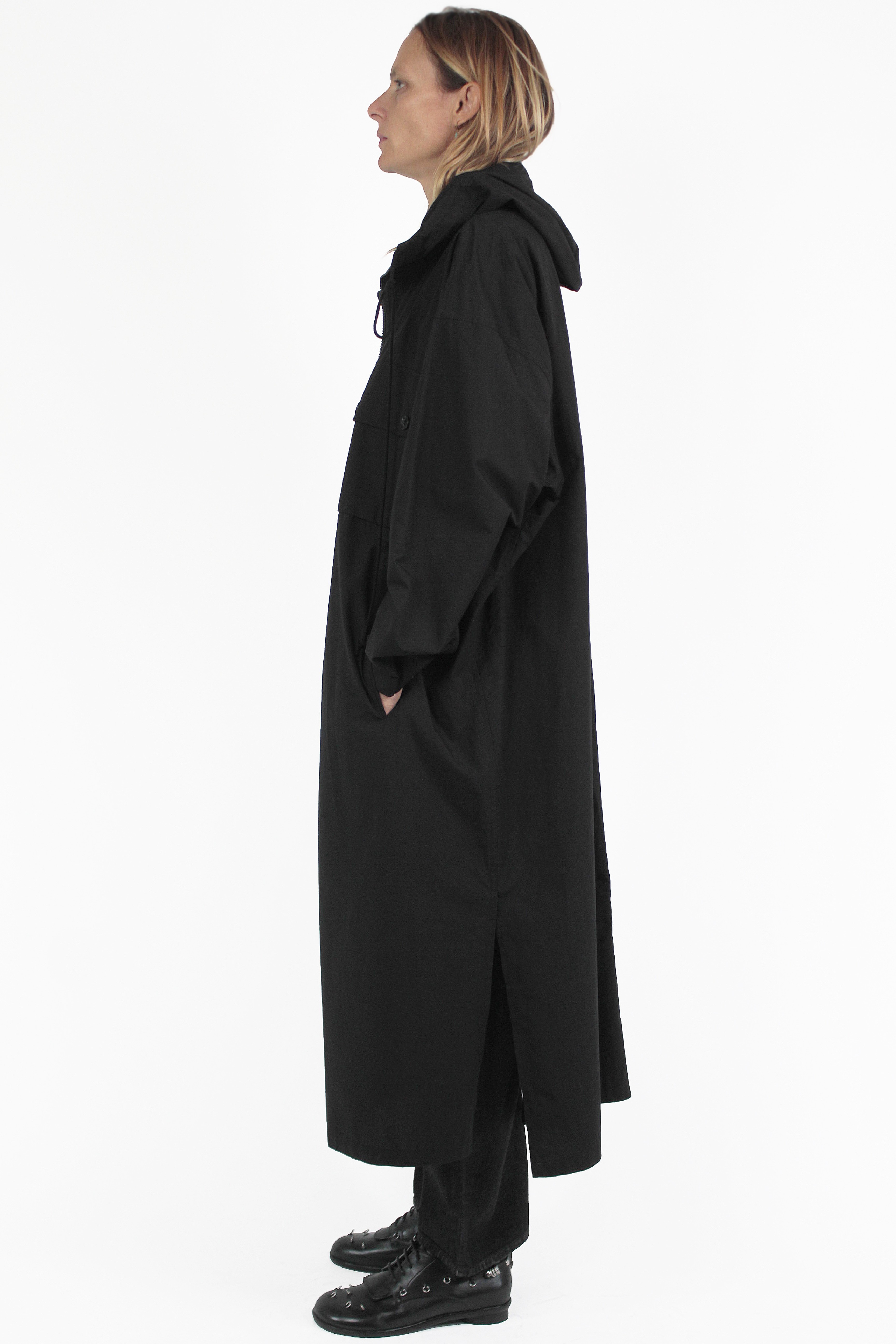 Yohji Yamamoto MANTEAUX Hoodie Long Coat