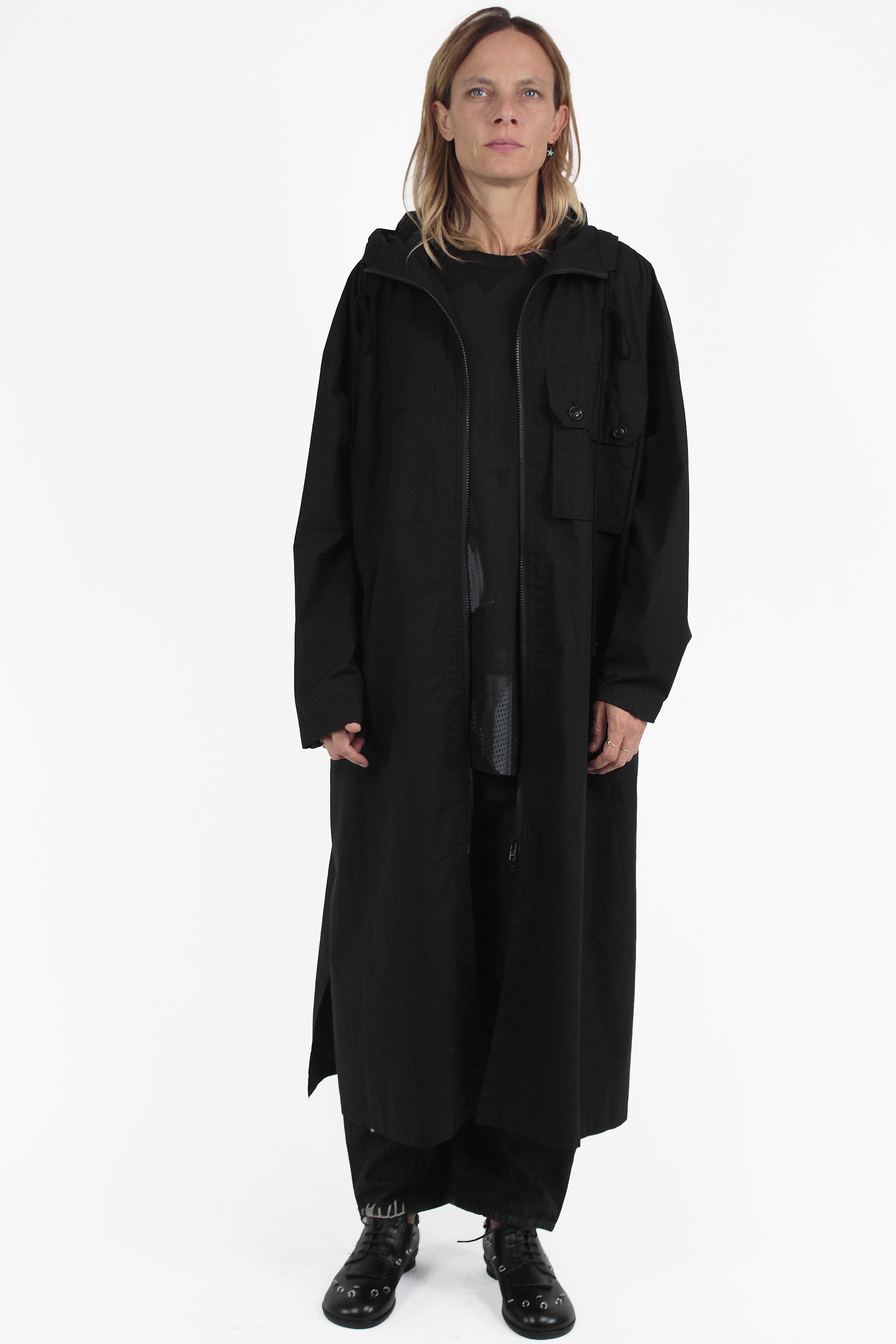 Yohji Yamamoto CAPPOTTI Hoodie Long Coat