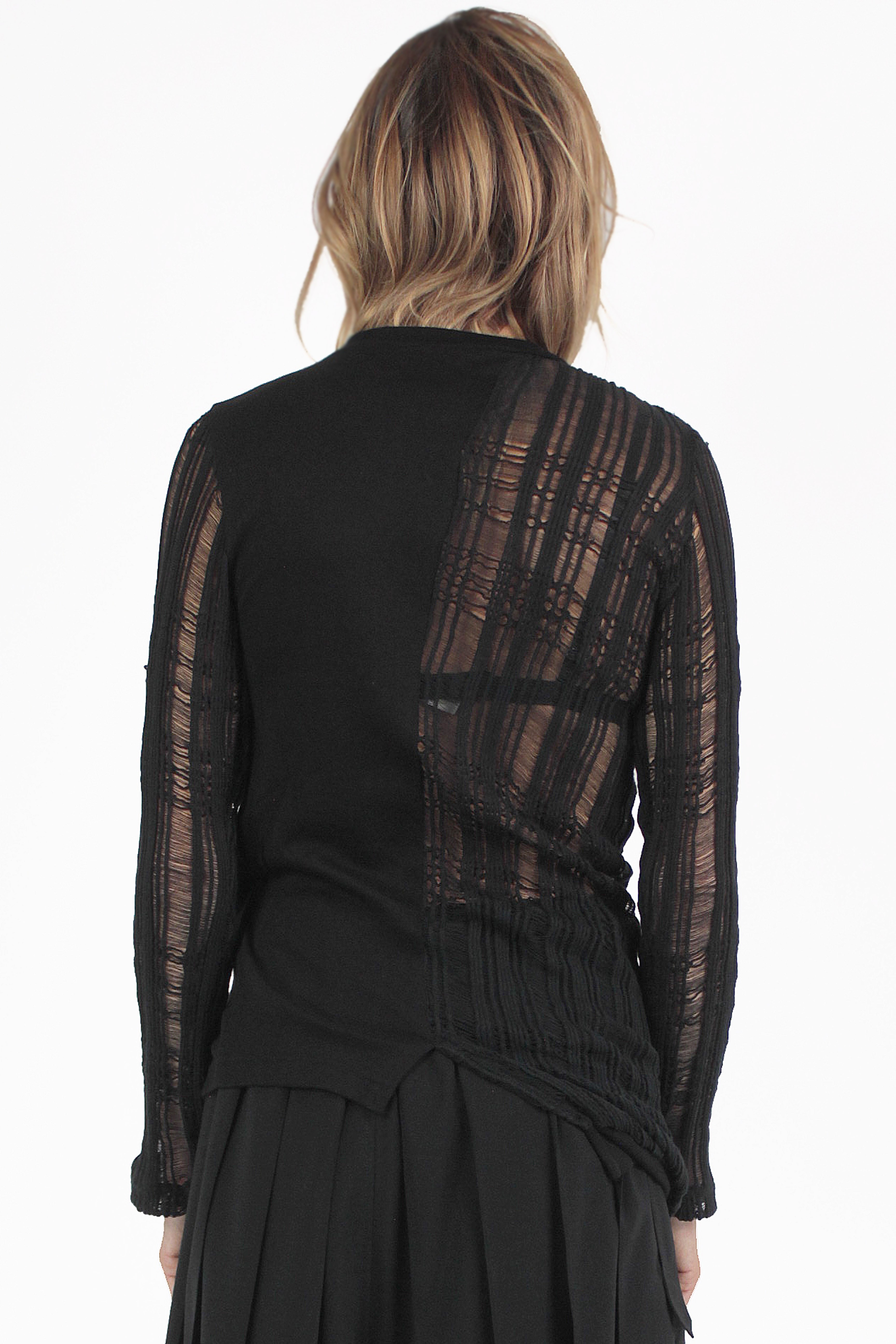 Yohji Yamamoto PULLOVER Hem Crunched Sweater
