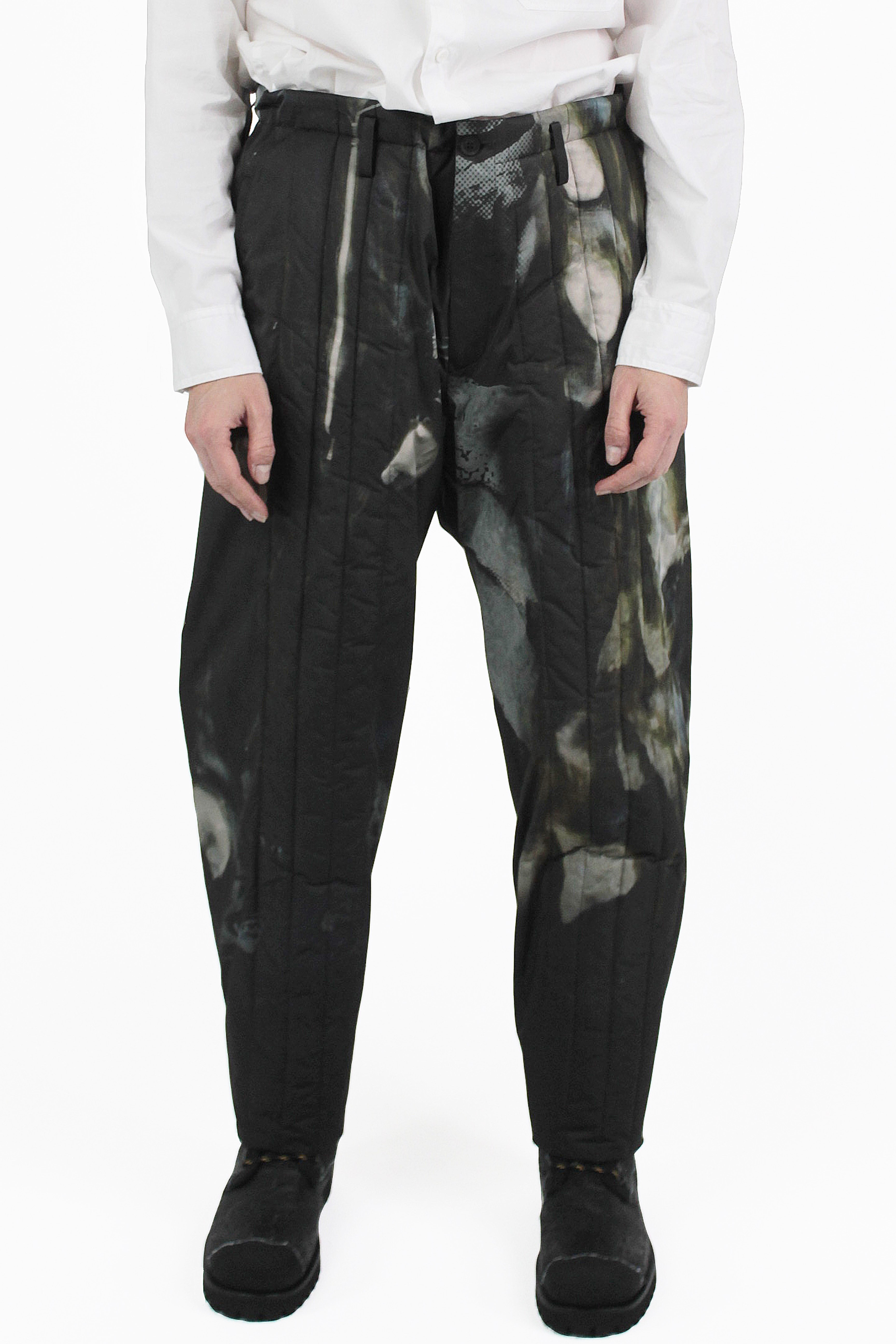Yohji Yamamoto 裤子 Printed Padded Pants