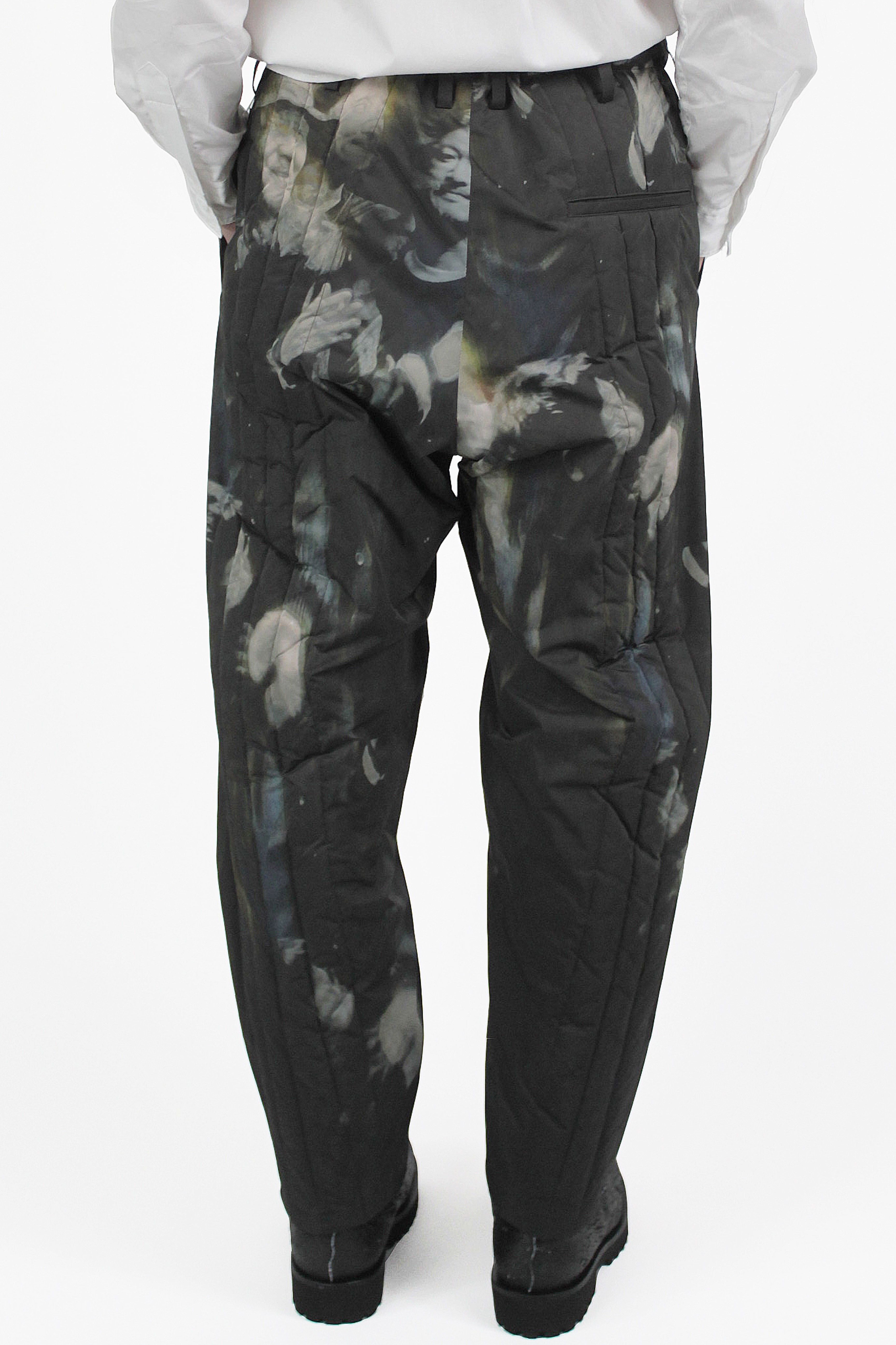 Yohji Yamamoto 裤子 Printed Padded Pants