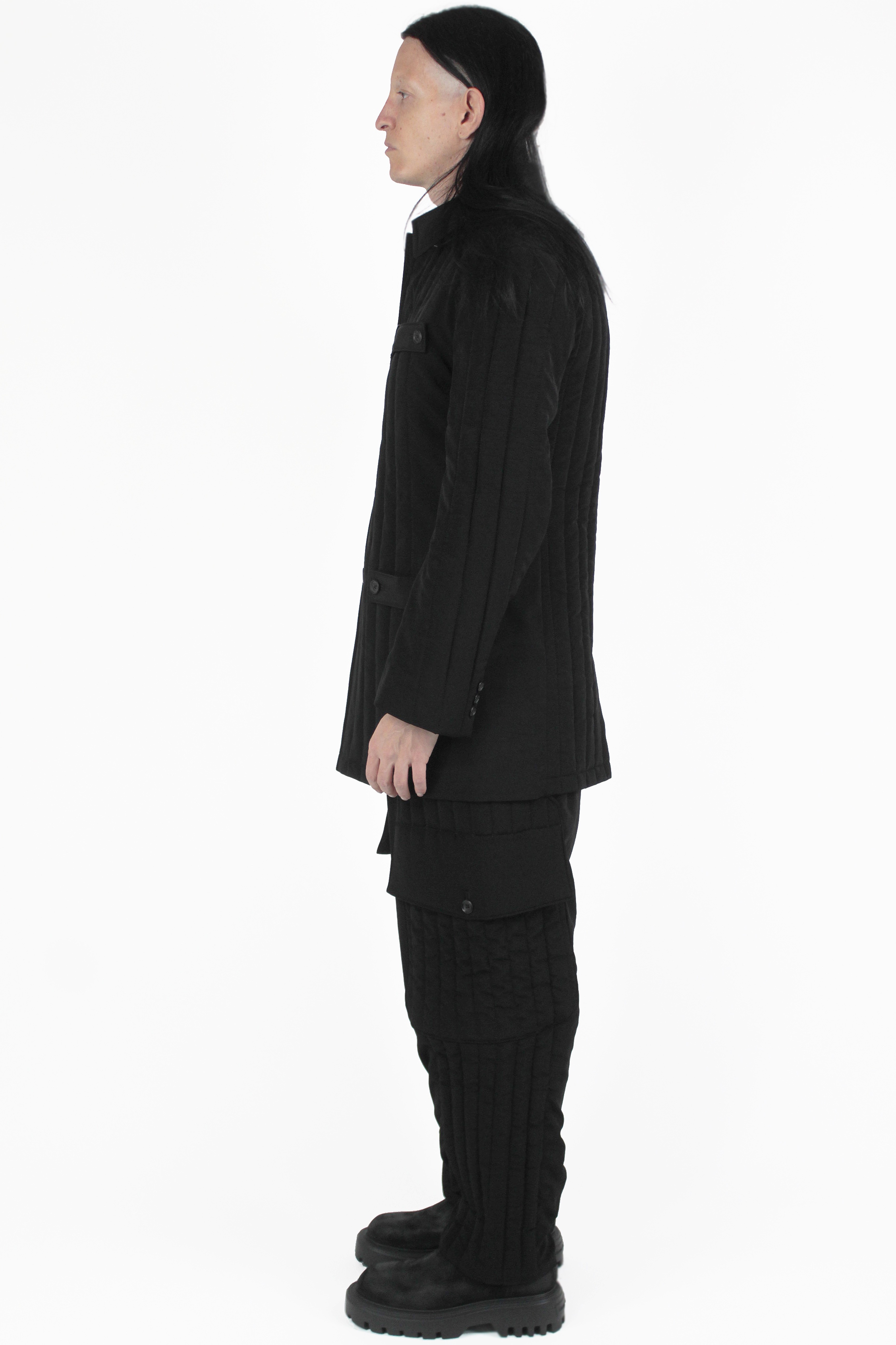 Yohji Yamamoto Chaquetas Detail Padded Jacket