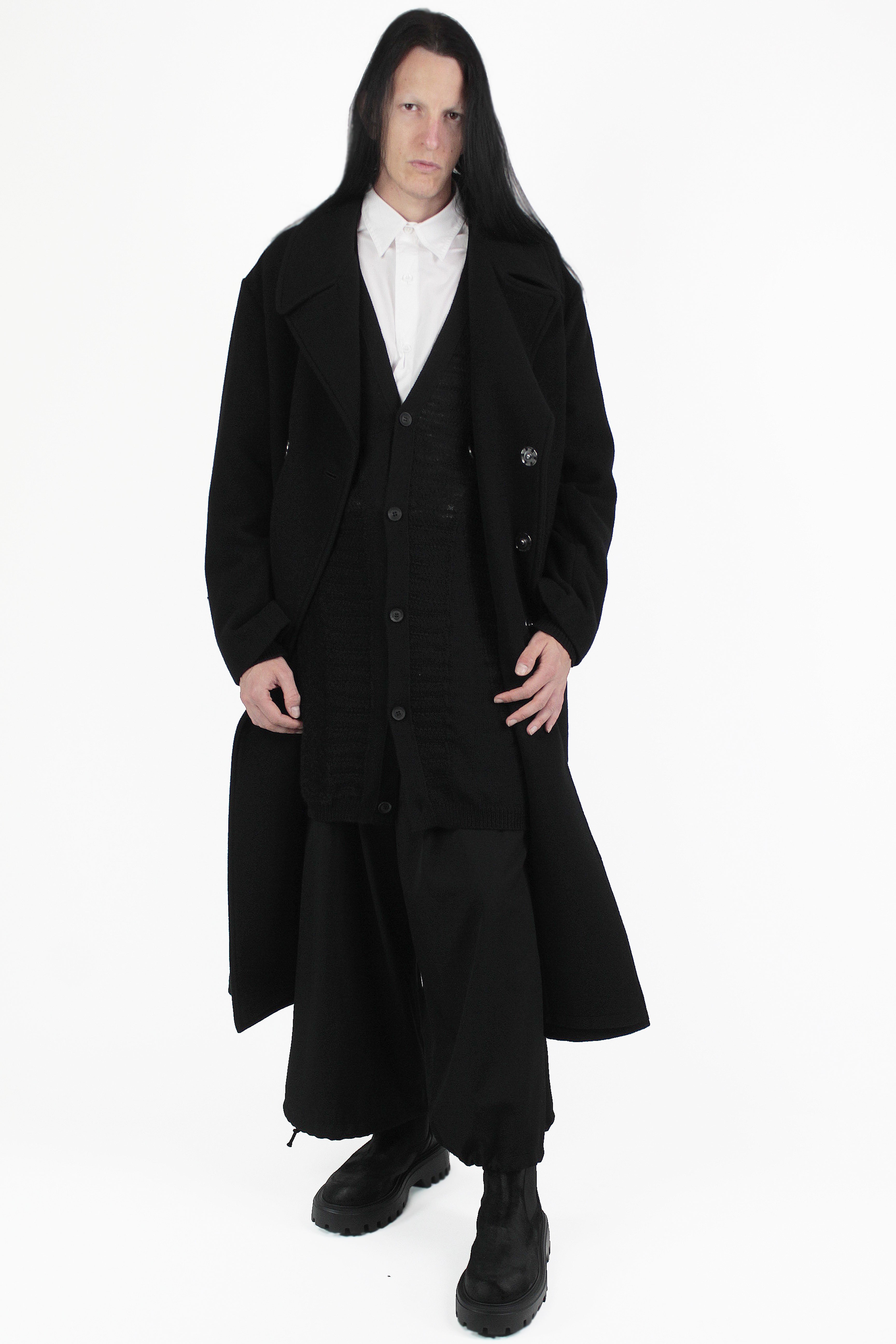 Yohji Yamamoto コート Snap Long Coat